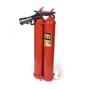 Огнетушитель углекислотный ОУ-15 ВСЕ-01 в сборе (сварная труба) d=162