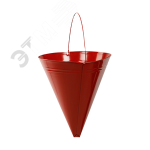 Ведро пожарное конусное 8л, сталь