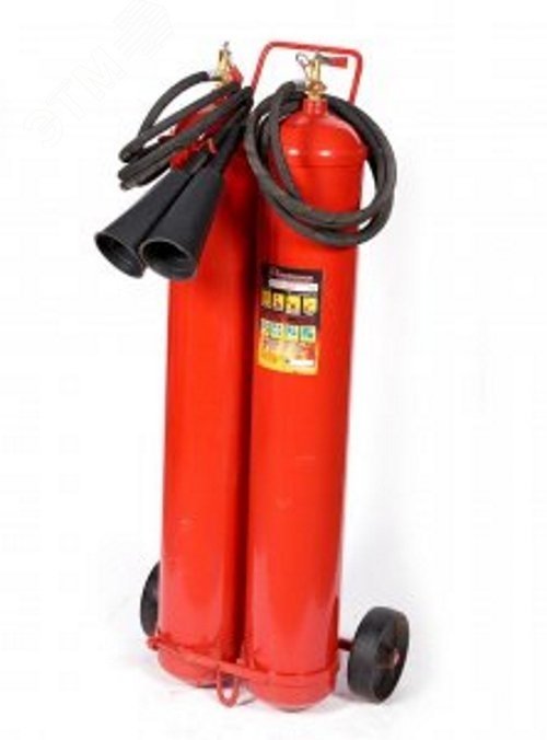 Огнетушитель углекислотный ОУ-25 ВСЕ-01 в разборе (сварная труба)