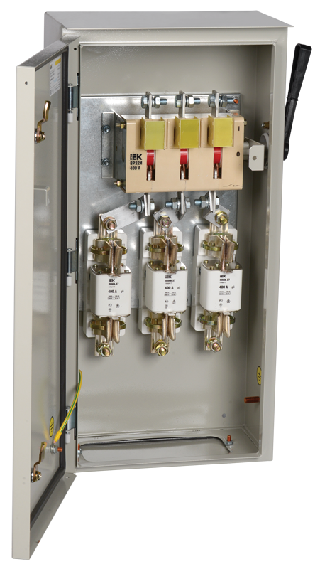 Ящик с рубильником и предохранителями ЯРП-400А У1 IP54 IEK
