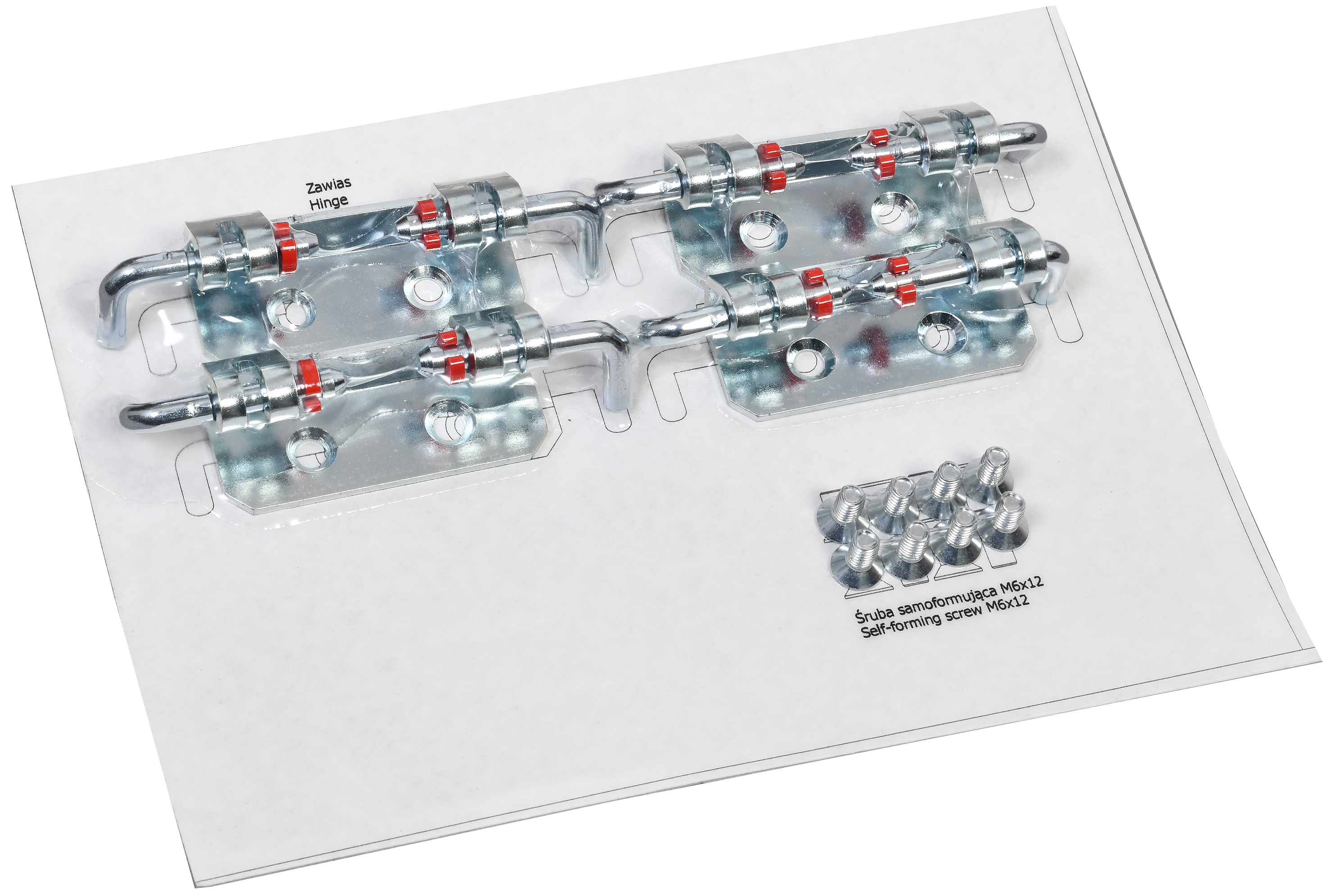 Петли дверей с двойным штоком - простая и быстрая навеска двери одним человеком.