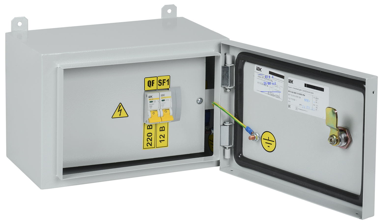 Ящик с понижающим трансформатором ЯТП-0,25 230/12-2 УХЛ2 IP54 IEK