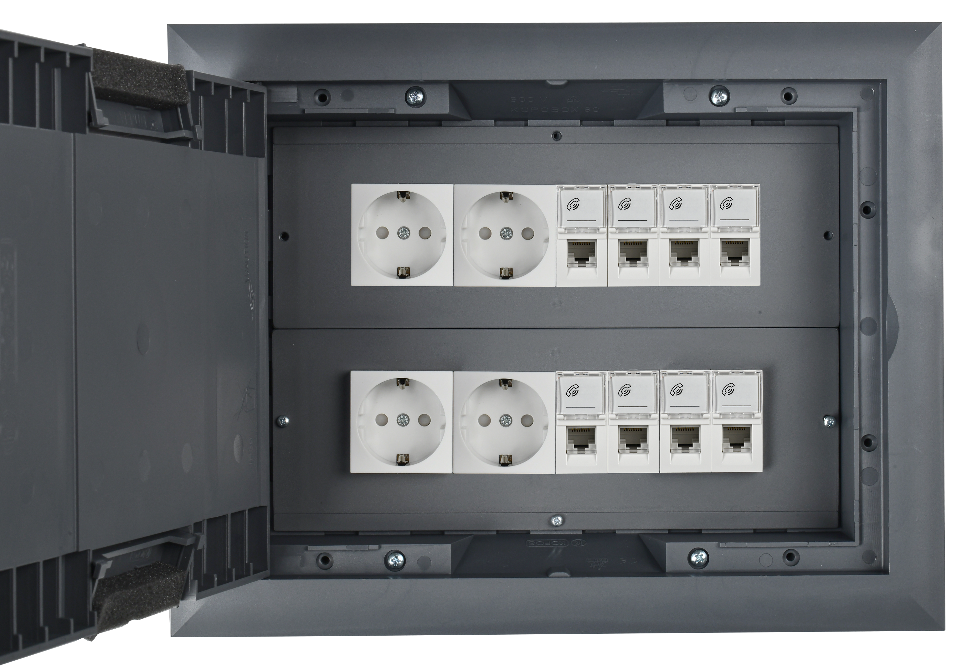 PRIMER Лючок напольный на 24 модуля ONFLOOR 24 IEK