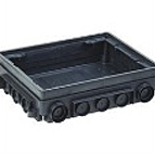 Возможен монтаж с трубами (стальные или ПВХ) и с лотком габарита 35х150 мм.
Диаметры вводной трубы –