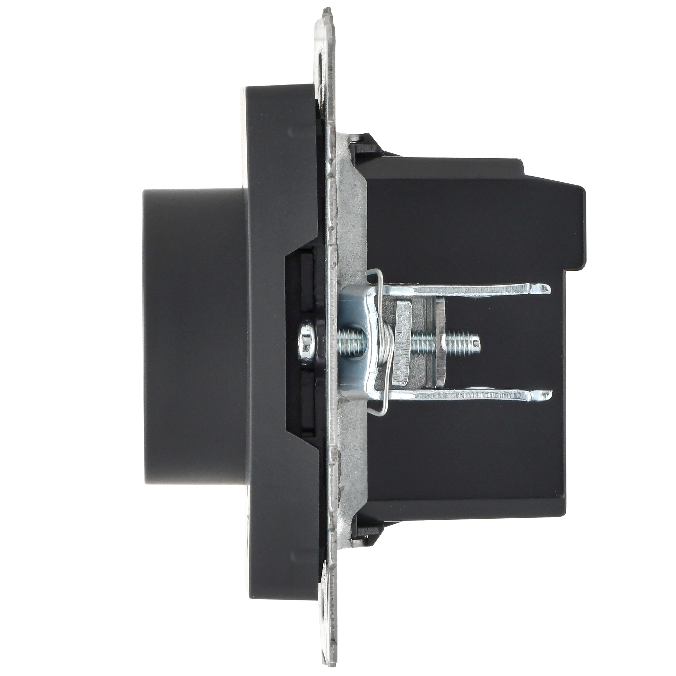 BRITE Термостат электронный с индикацией ТС10-1-БрГ графит IEK