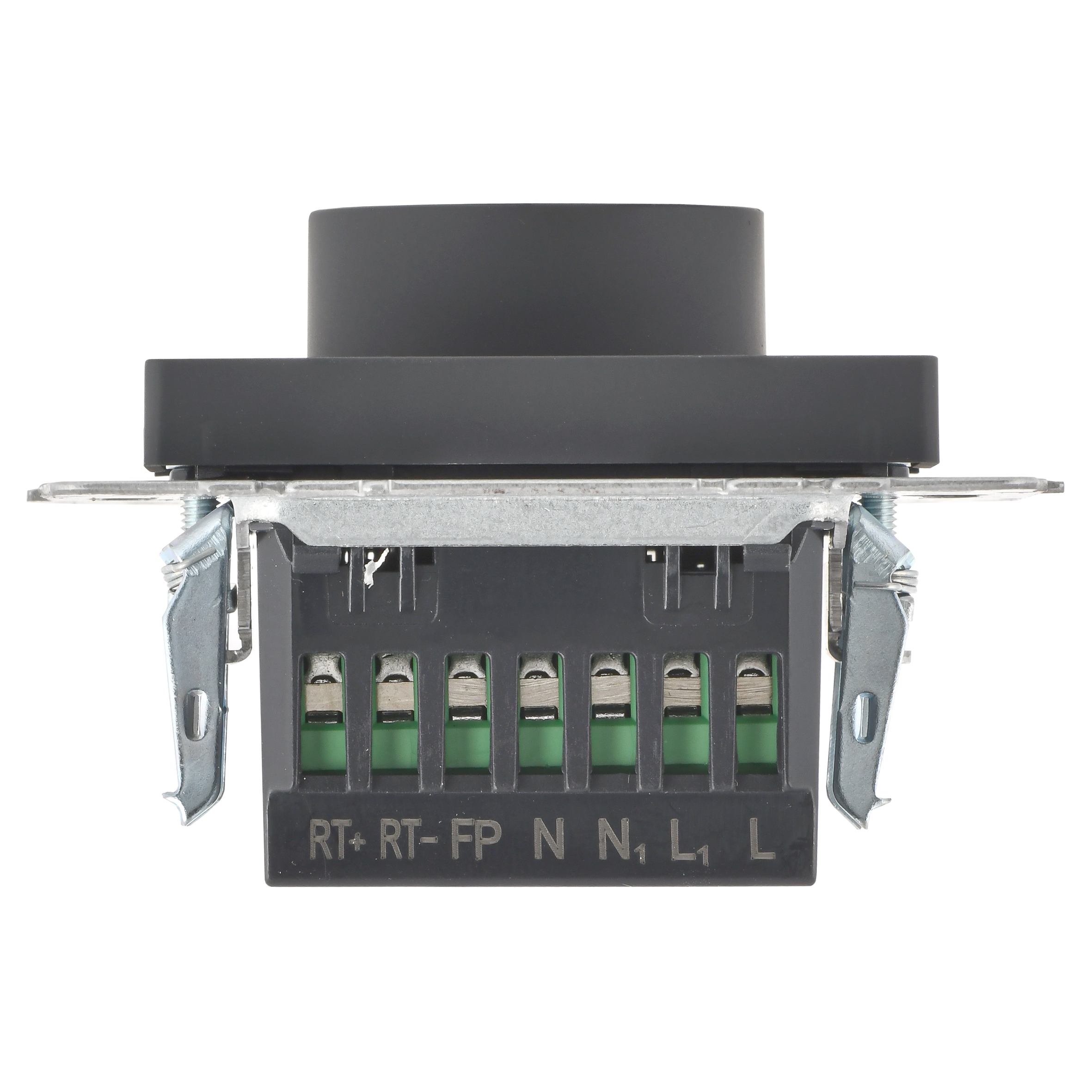 BRITE Термостат электронный с индикацией ТС10-1-БрГ графит IEK