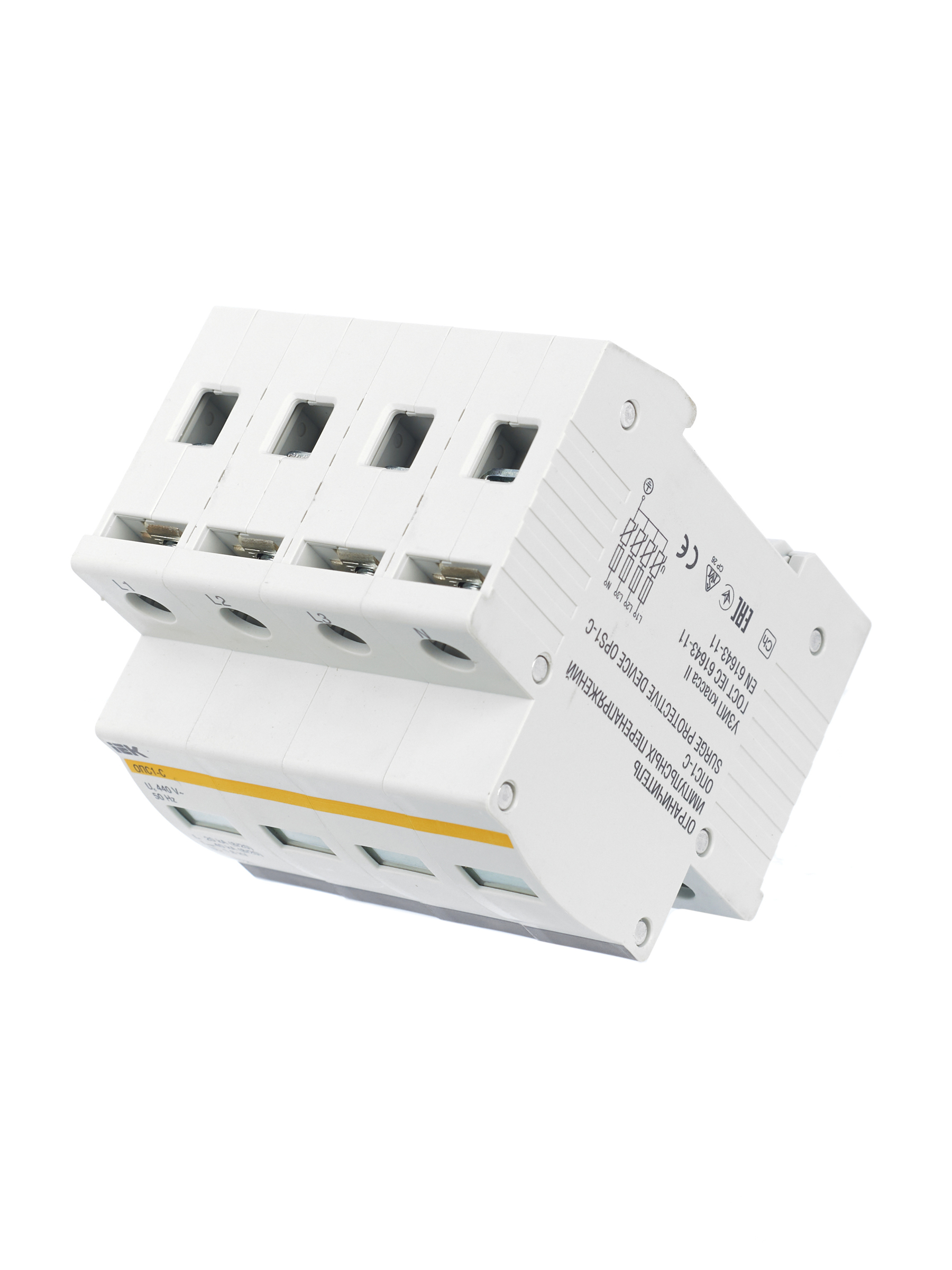 KARAT Ограничитель импульсного перенапряжения ОПС1-C 4P In=20кА Un=400В Im=40кА IEK