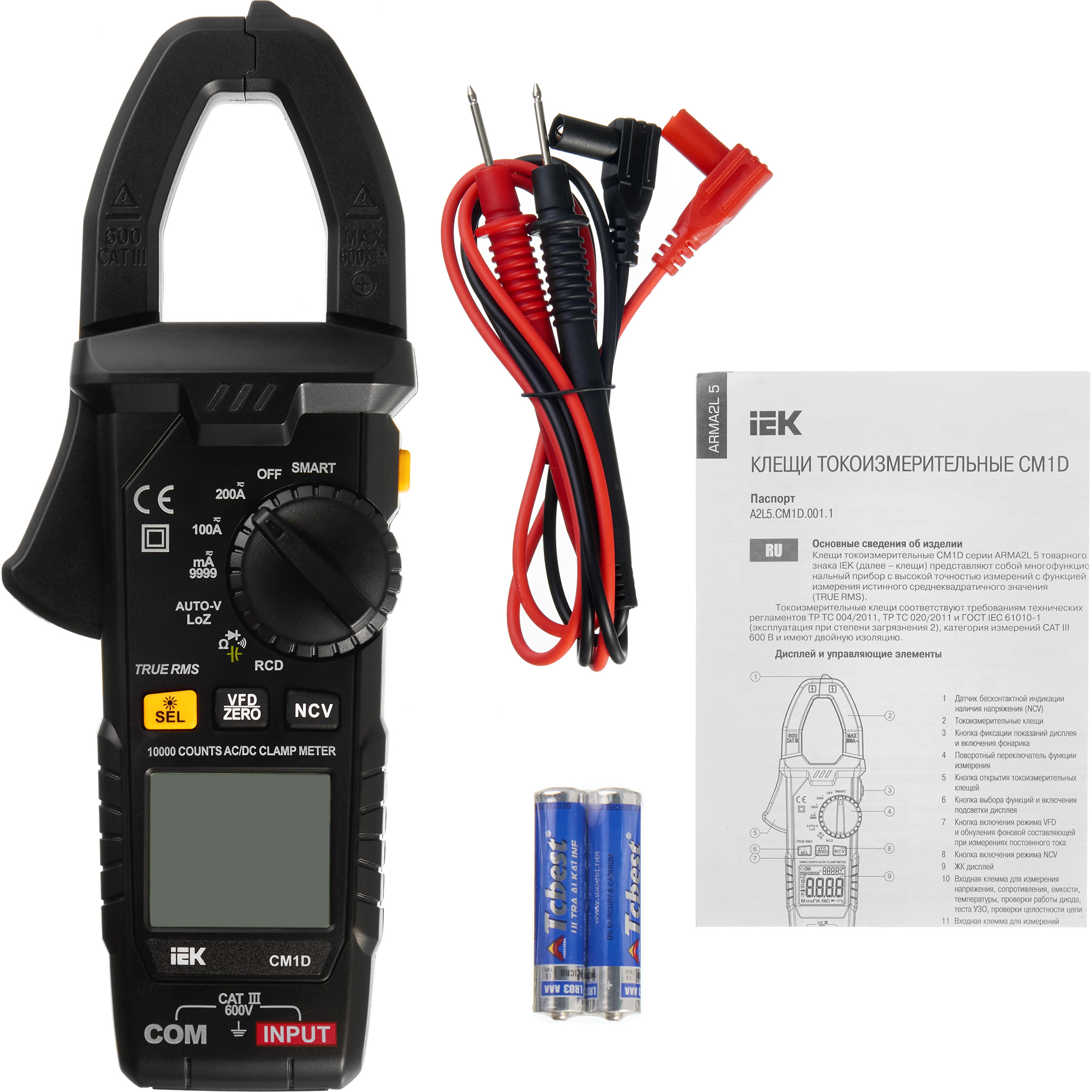 ARMA2L 5 Клещи токоизмерительные CM1D IEK