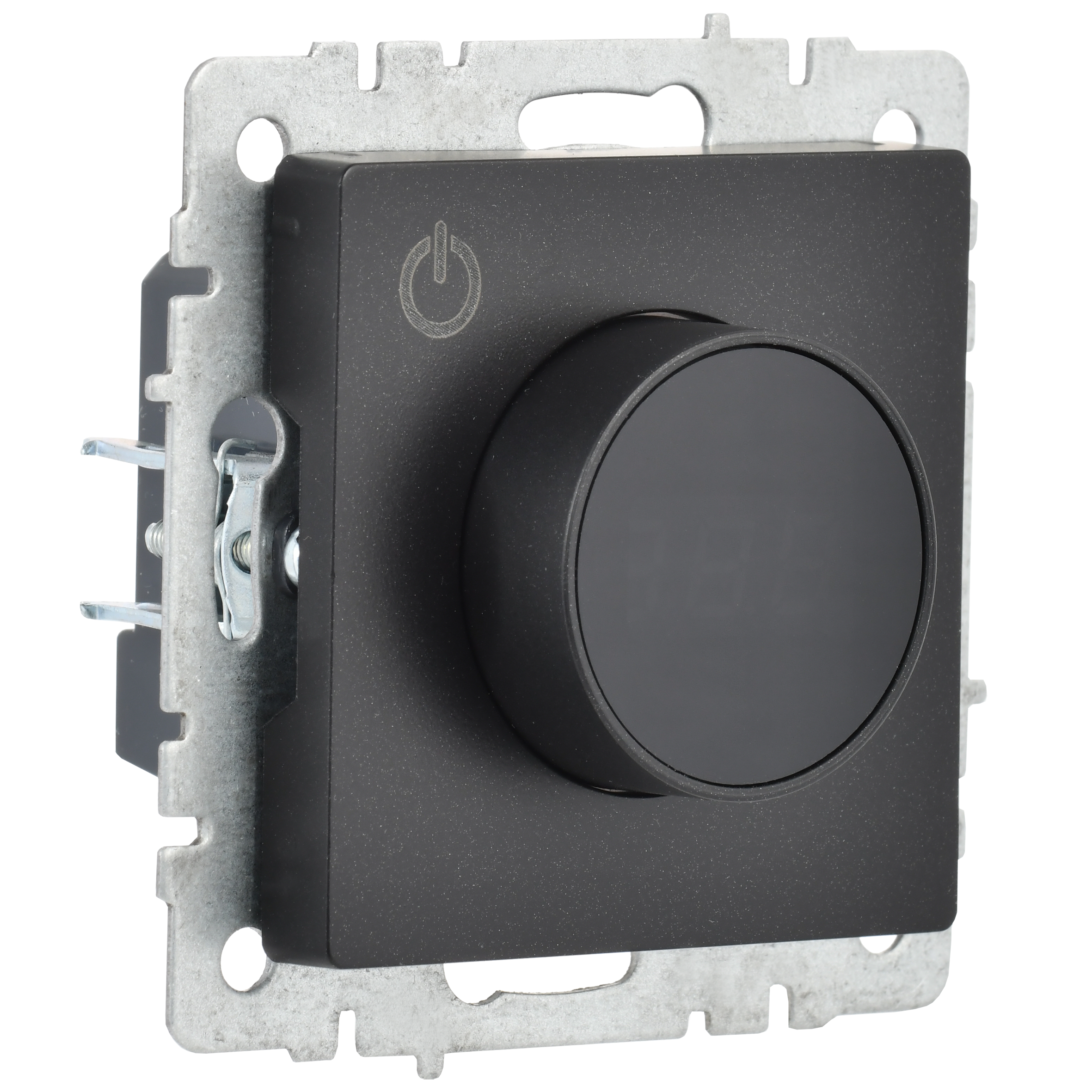 BRITE Термостат электронный с индикацией ТС10-1-БрЧ черный IEK