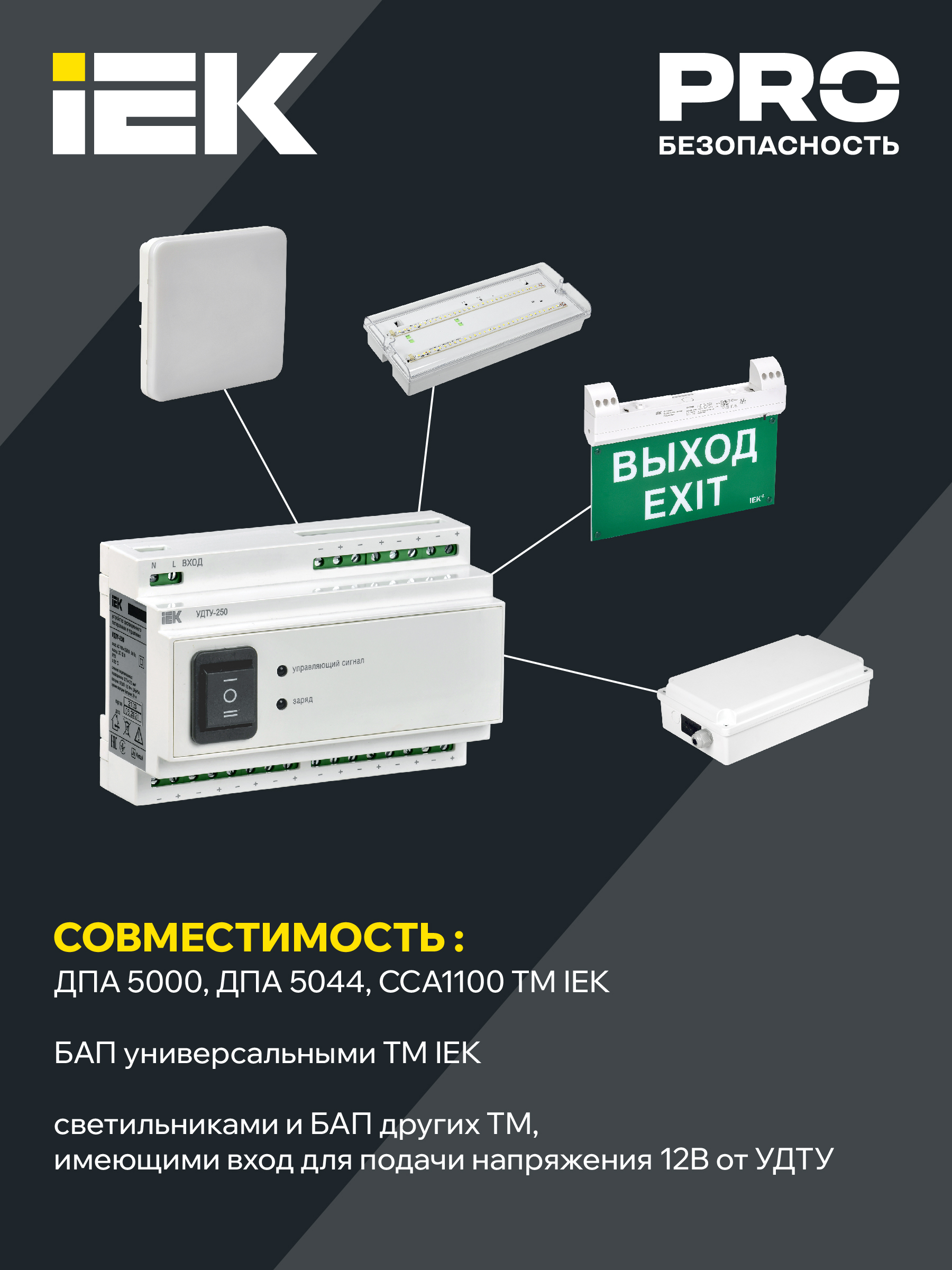 Устройство дистанционного тестирования и управления УДТУ-250 IEK