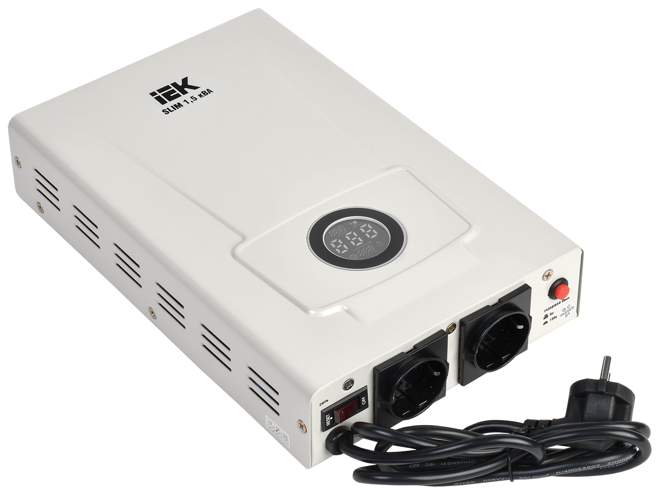 Стабилизатор напряжения настенный SLIM 1,5кВА IEK