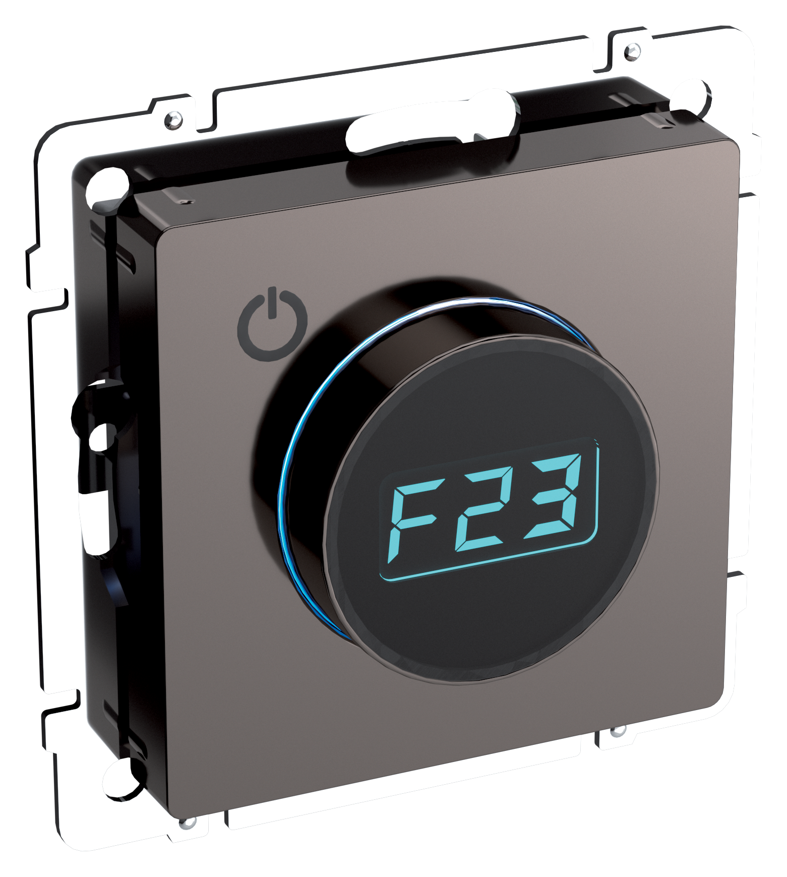 BRITE Термостат электронный с индикацией ТС10-1-БрТБ темная бронза IEK