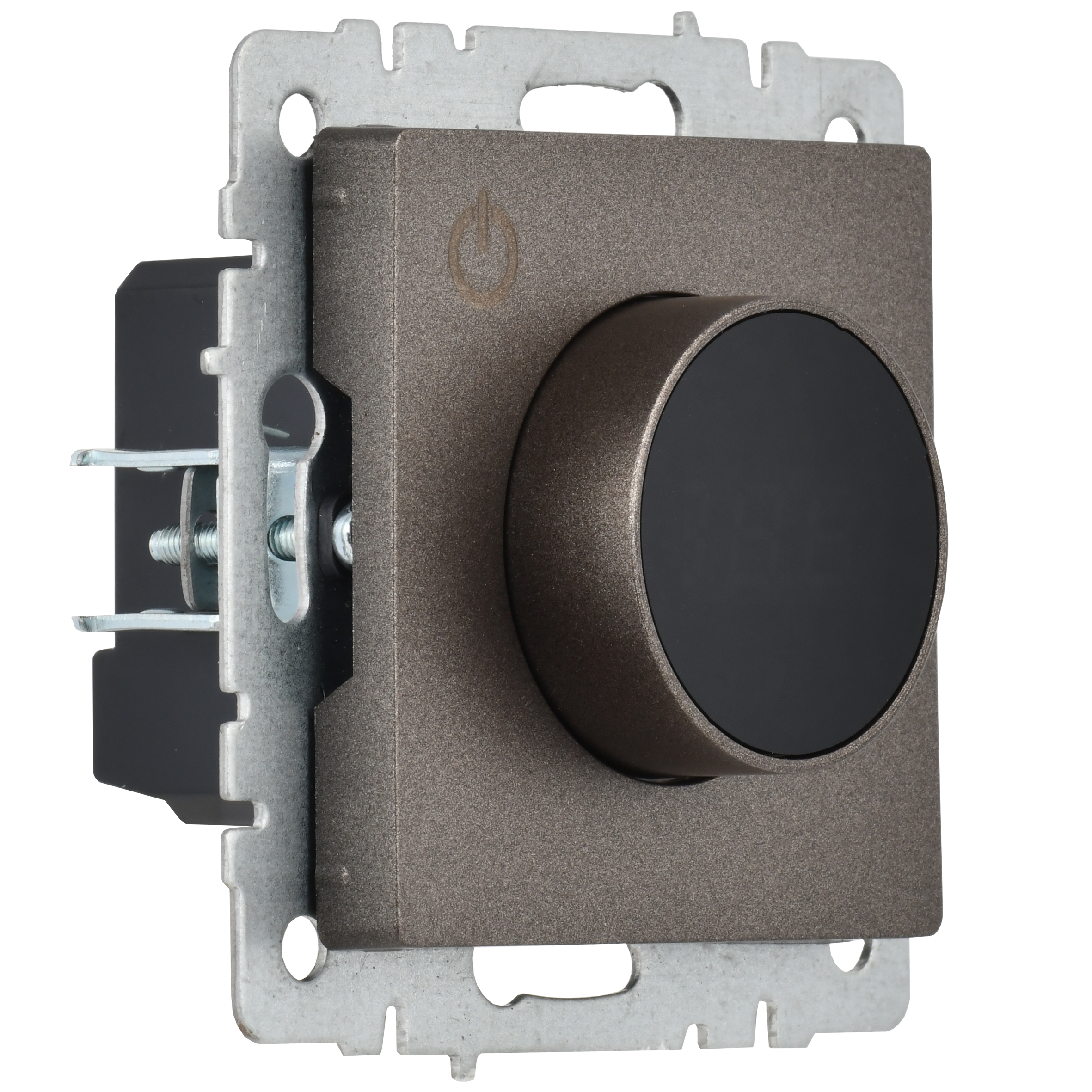 BRITE Термостат электронный с индикацией ТС10-1-БрТБ темная бронза IEK