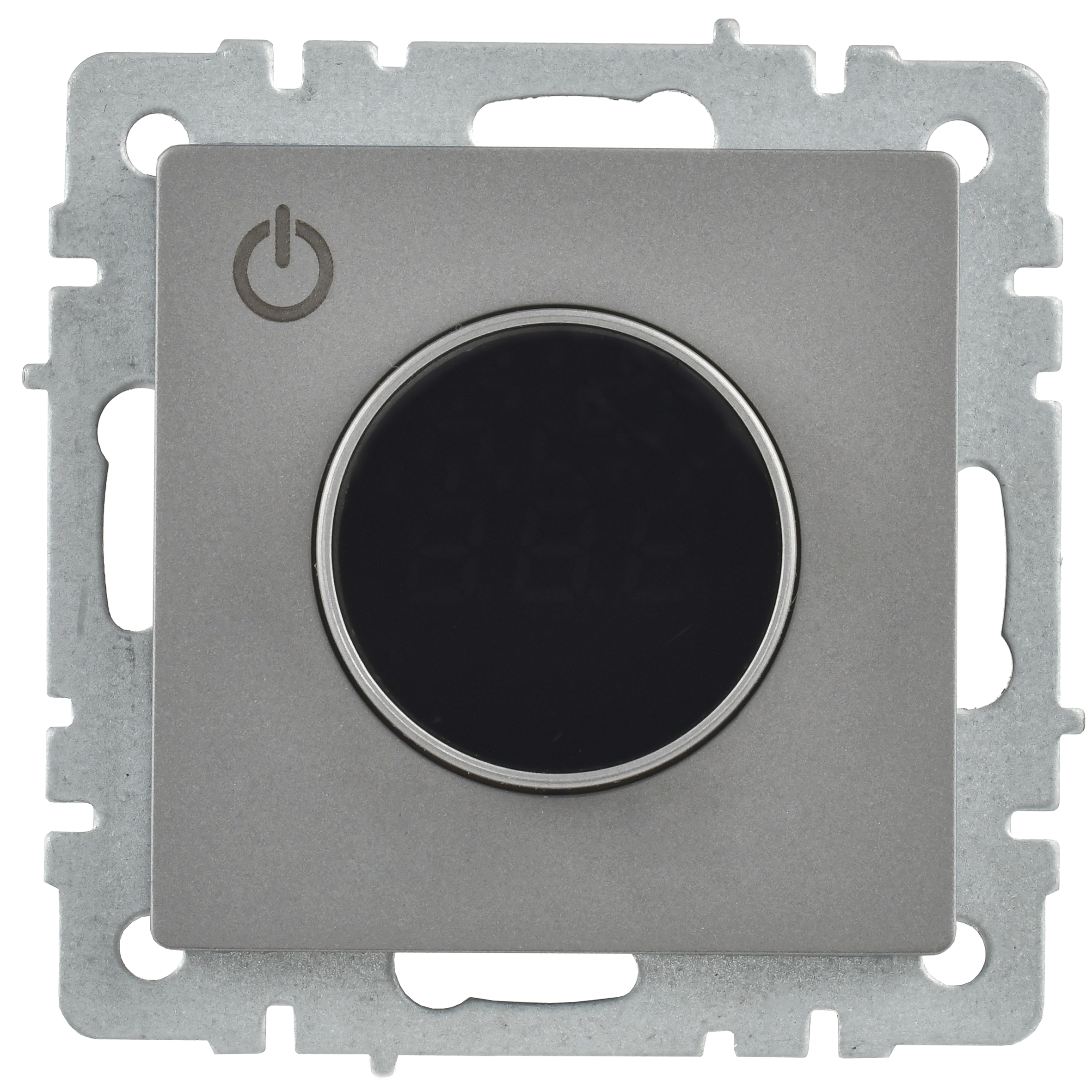 BRITE Термостат электронный с индикацией ТС10-1-БрС сталь IEK