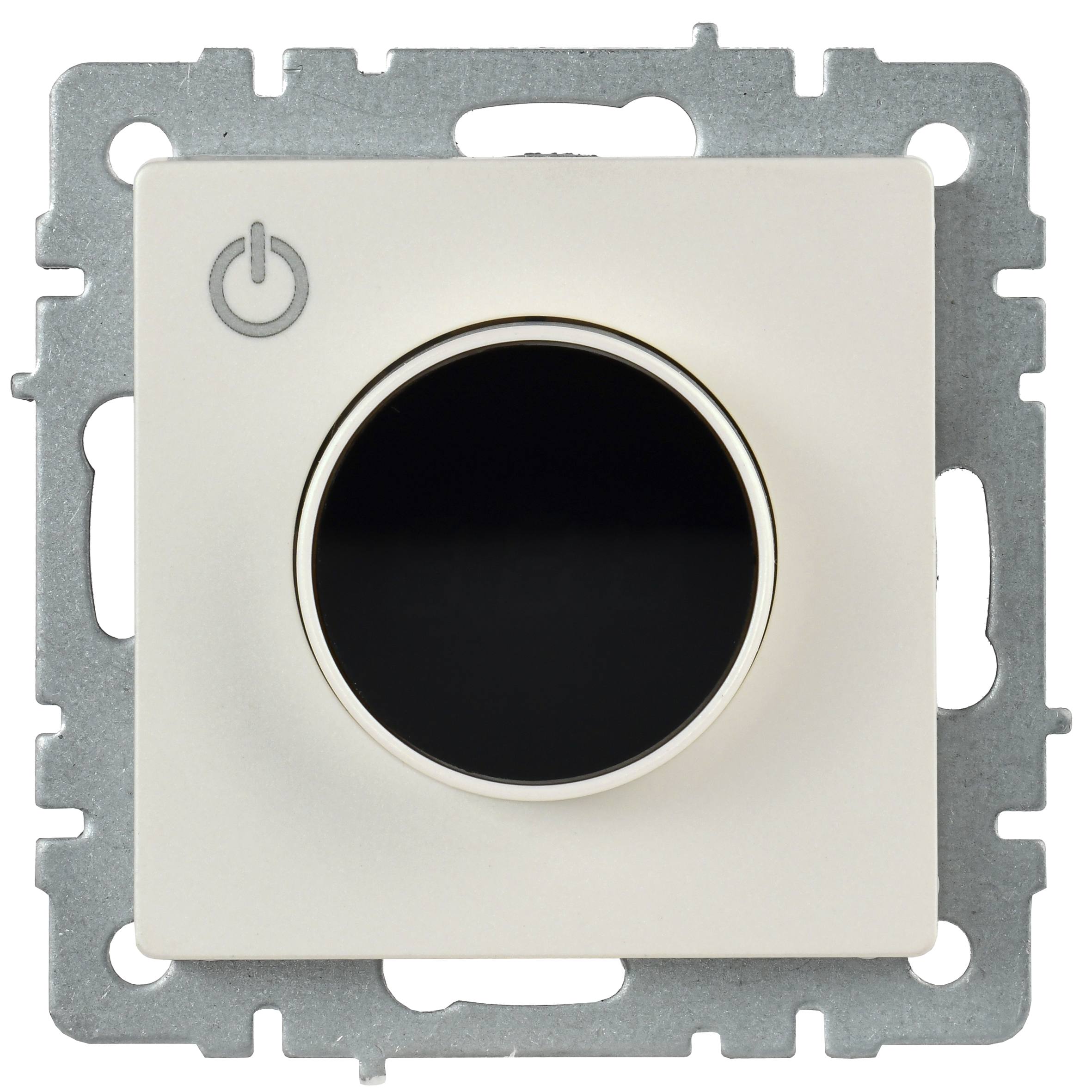 BRITE Термостат электронный с индикацией ТС10-1-БрЖ жемчуг IEK