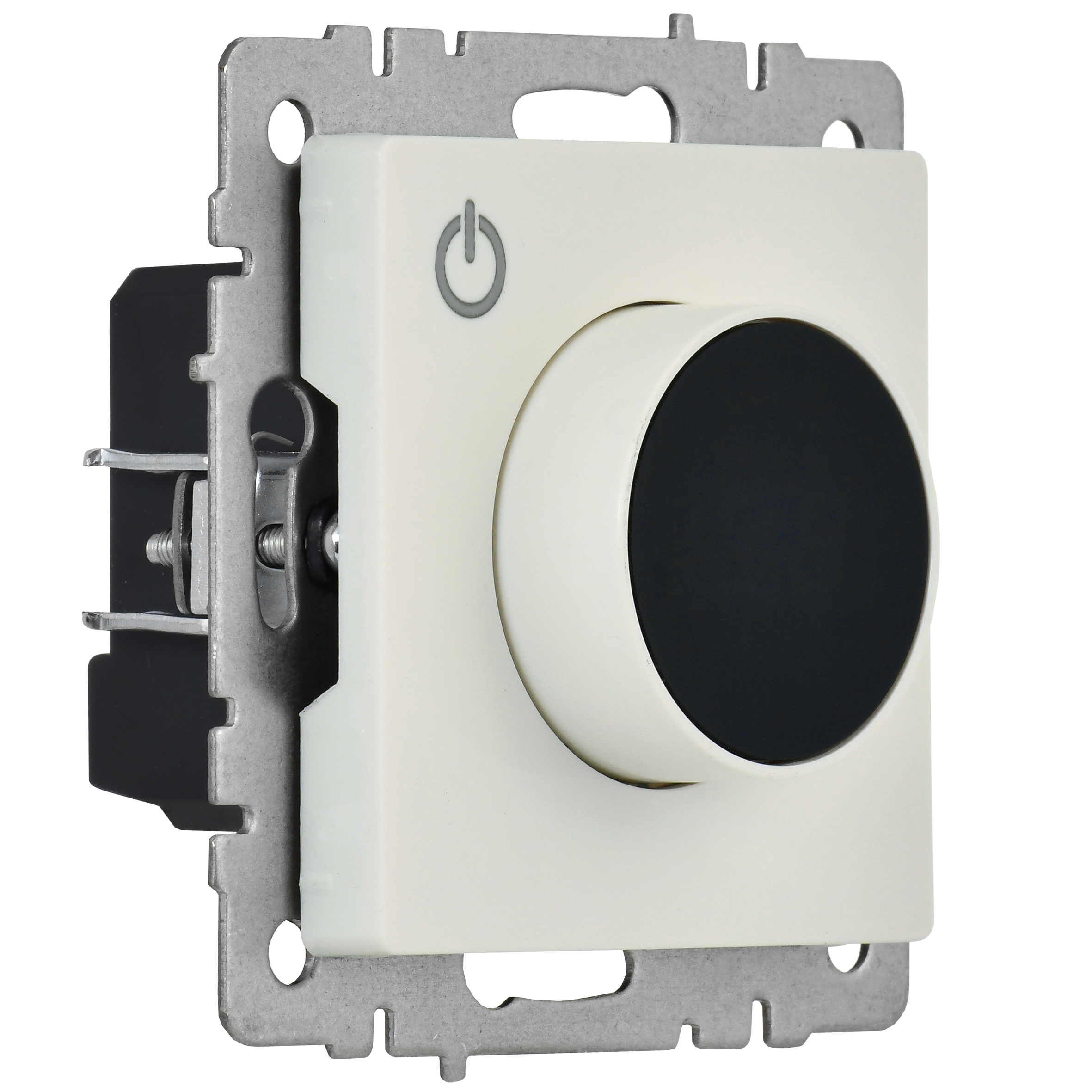 BRITE Термостат электронный с индикацией ТС10-1-БрЖ жемчуг IEK