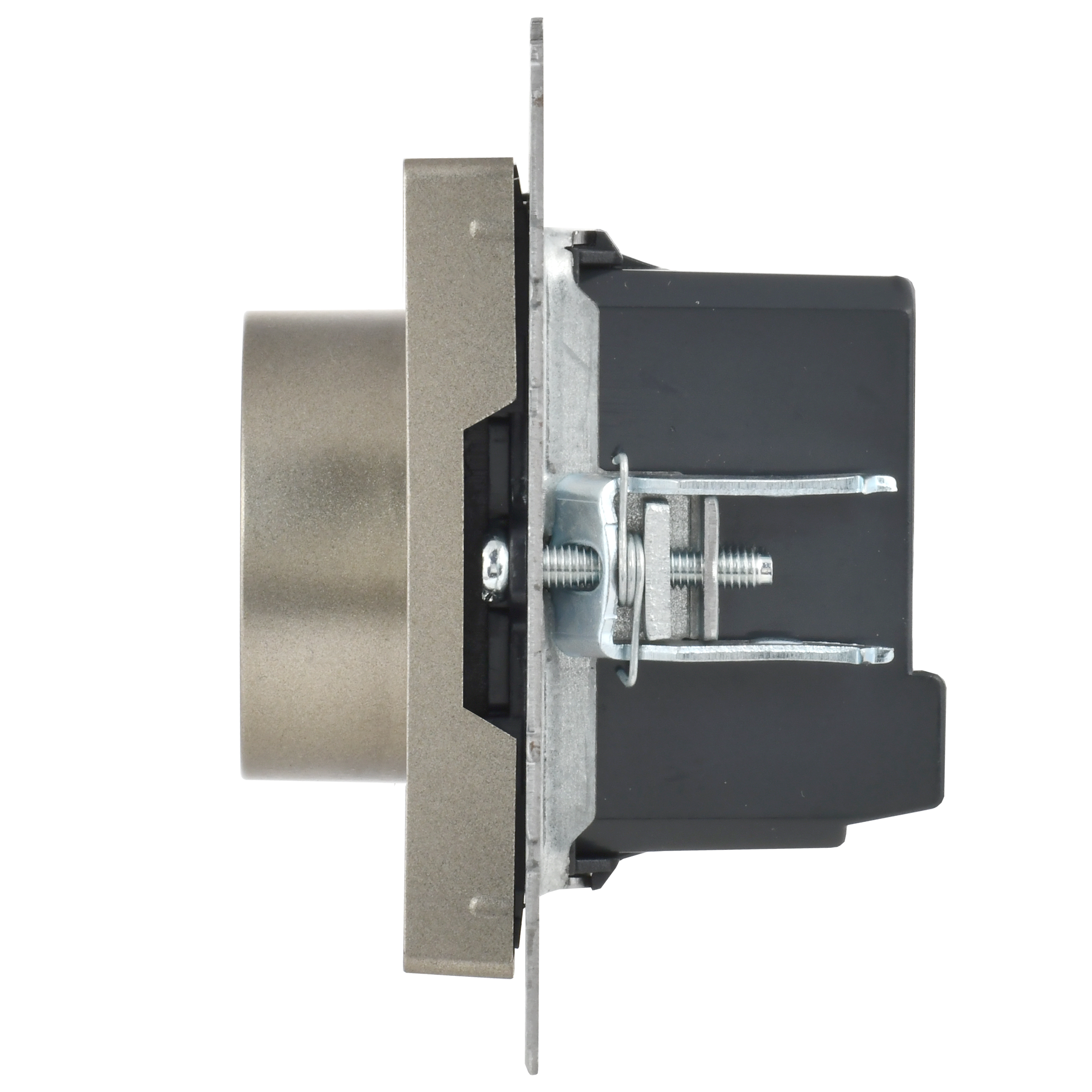 BRITE Термостат электронный с индикацией ТС10-1-БрШ шампань IEK