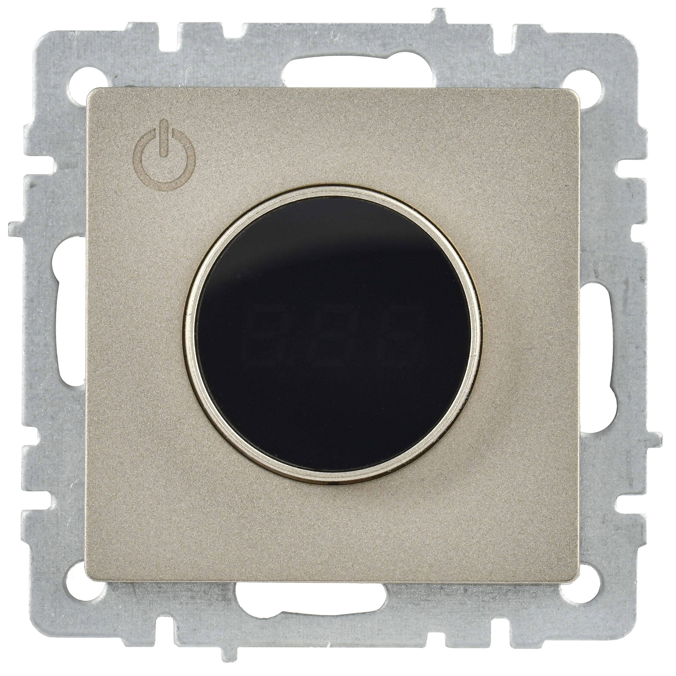 BRITE Термостат электронный с индикацией ТС10-1-БрШ шампань IEK