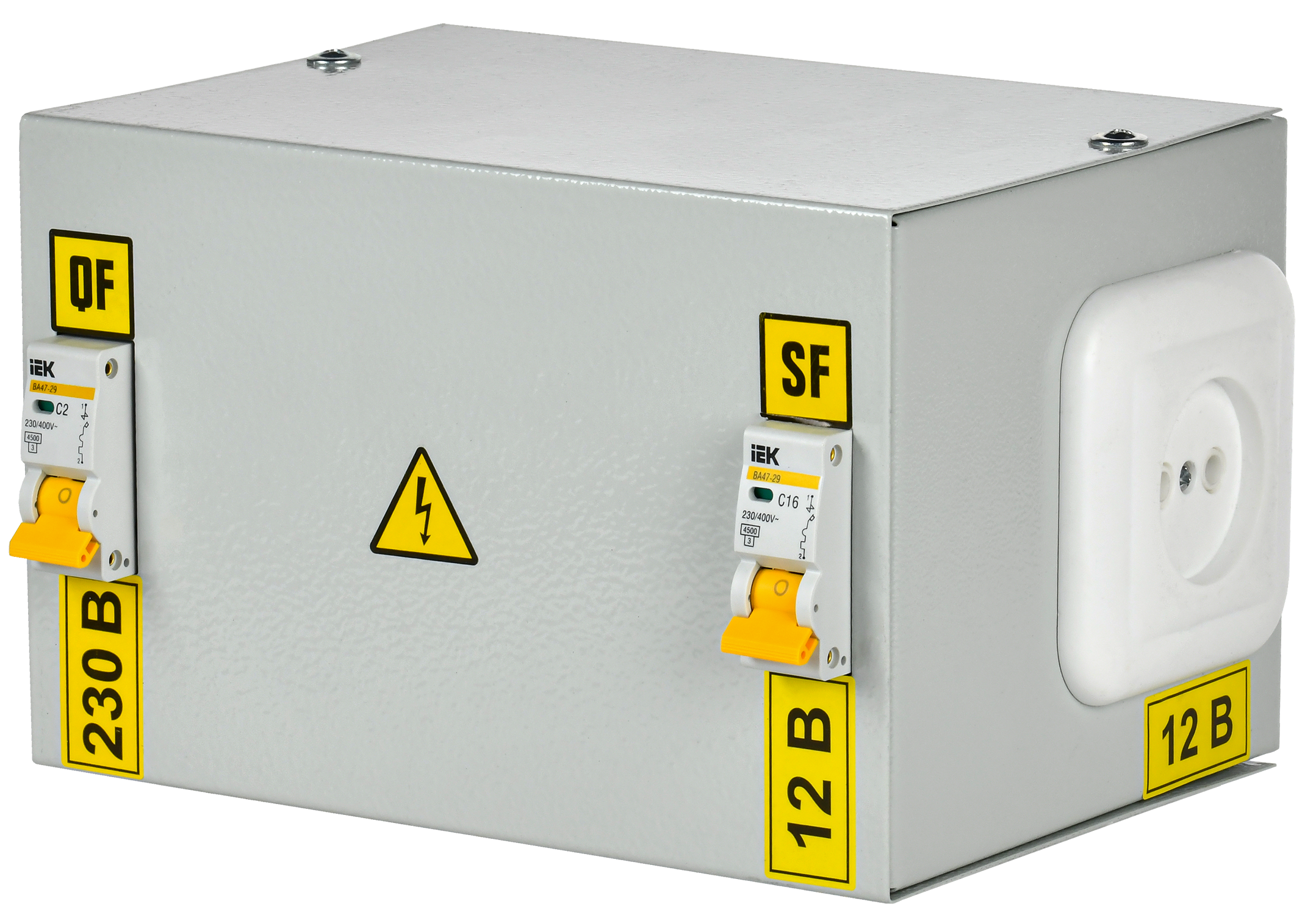 Ящик с понижающим трансформатором ЯТП-0,25 230/12-2 36 УХЛ4 IP30 IEK