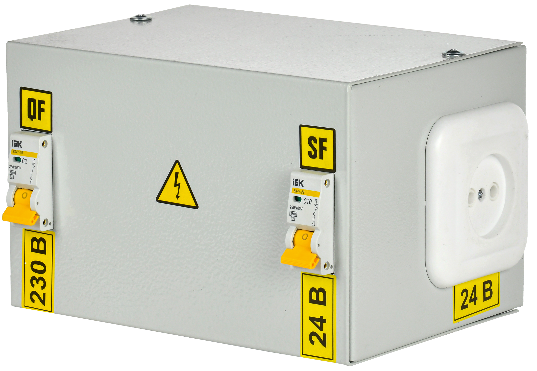 Ящик с понижающим трансформатором ЯТП-0,25 230/24-2 36 УХЛ4 IP30 IEK