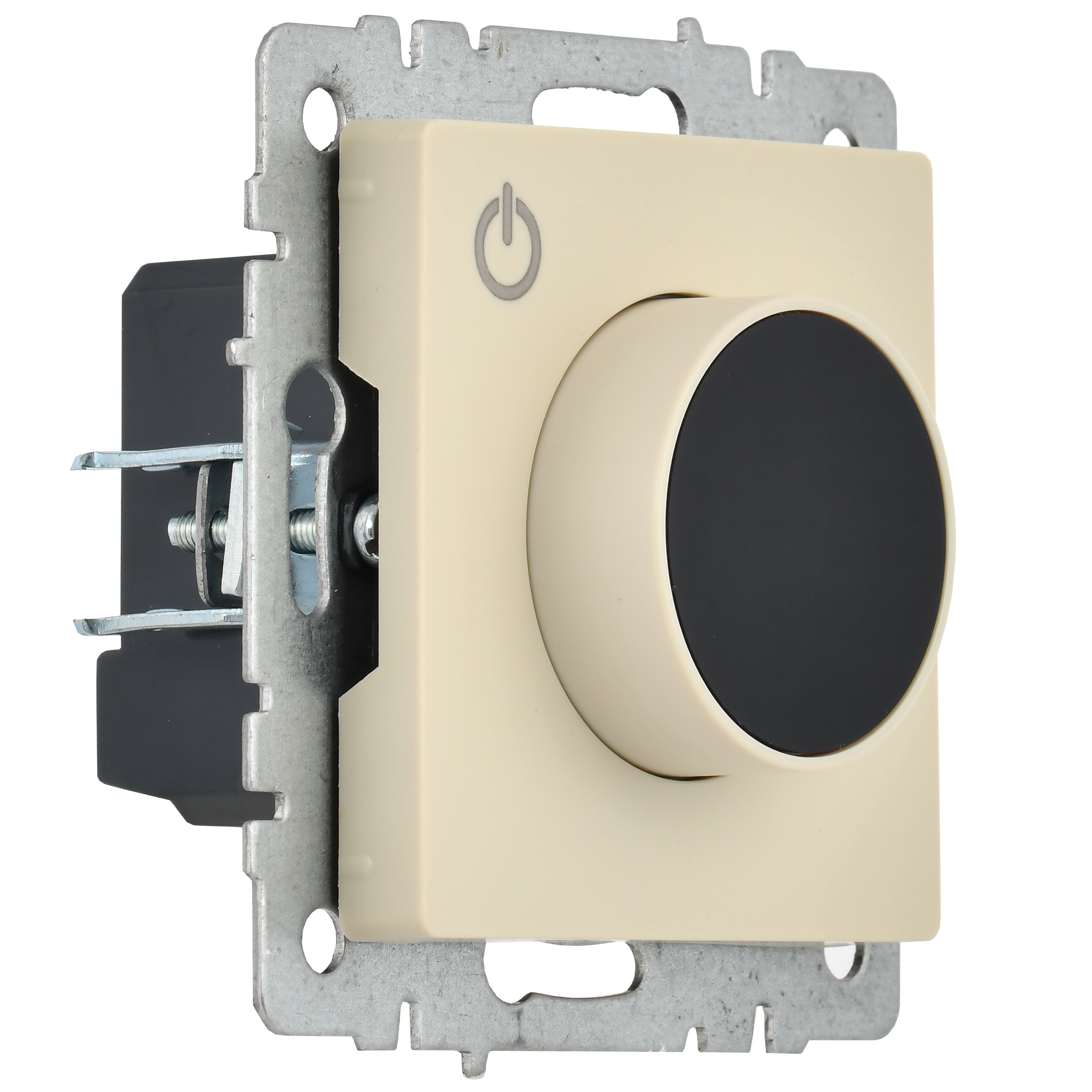 BRITE Термостат электронный с индикацией ТС10-1-БрКр бежевый IEK