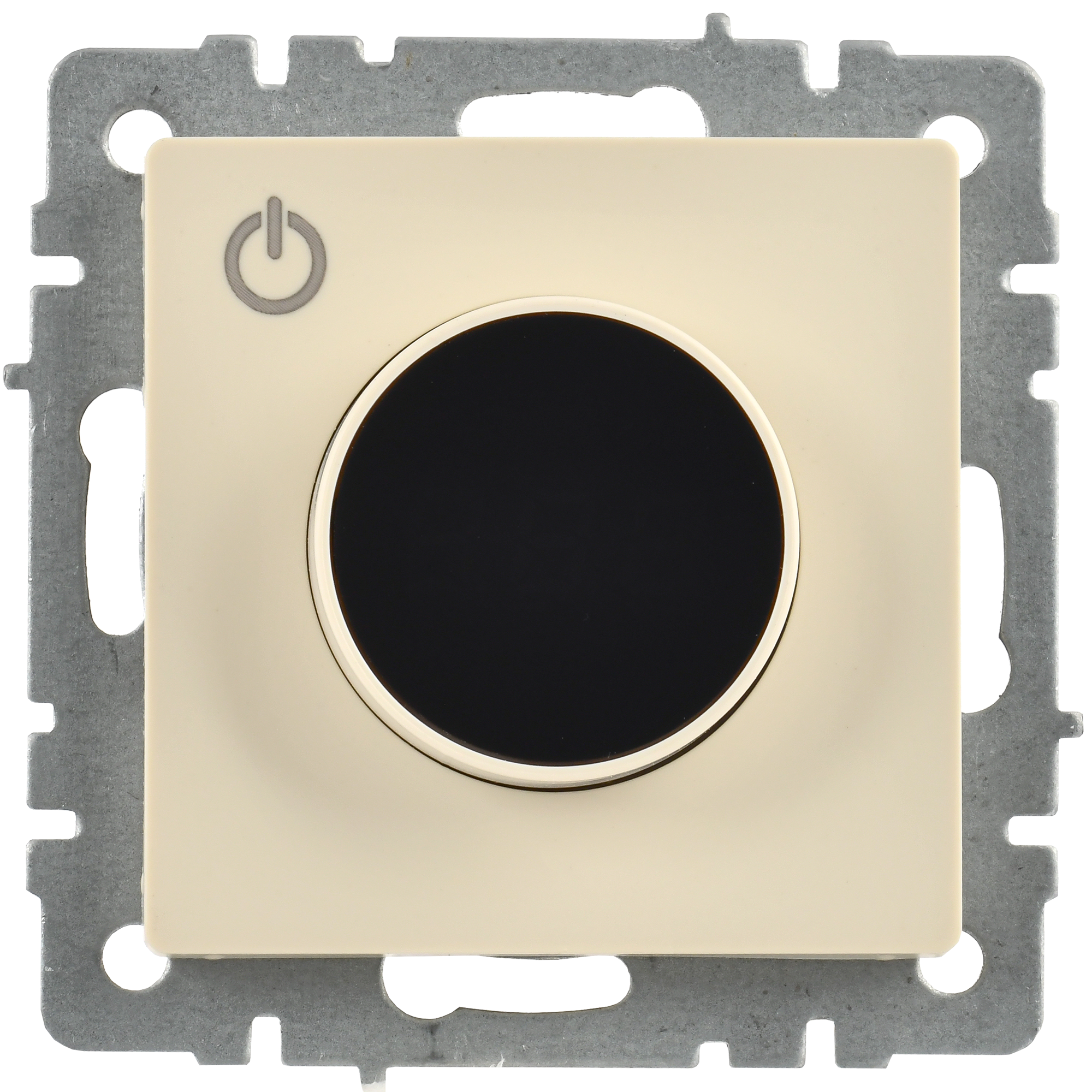 BRITE Термостат электронный с индикацией ТС10-1-БрКр бежевый IEK