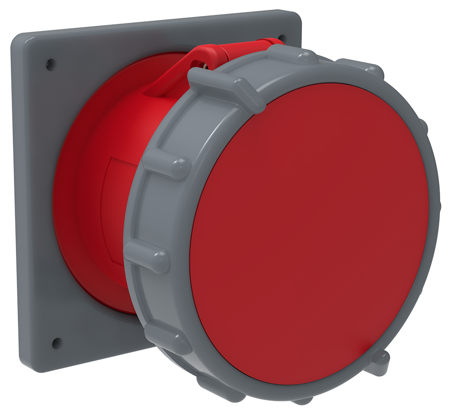 Розетка встраиваемая MAGNUM ССИ-434 63А-6ч/380-415В 3P+PE IP67 IEK