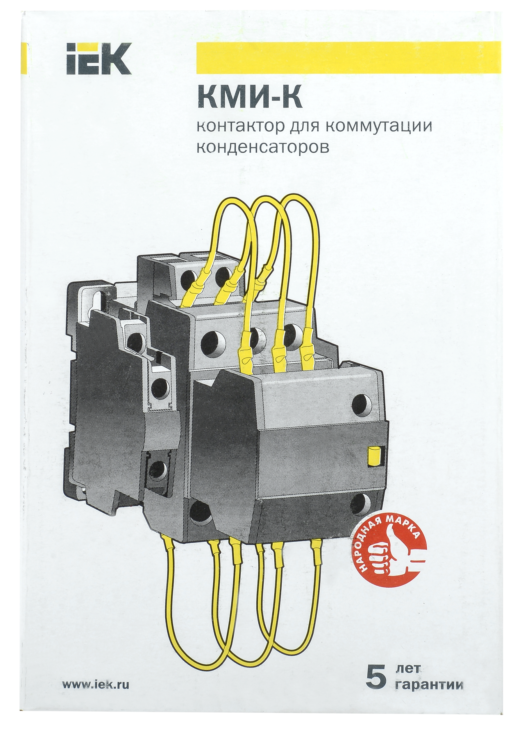 Контактор для конденсаторов КМИ-К 25кВАр IEK