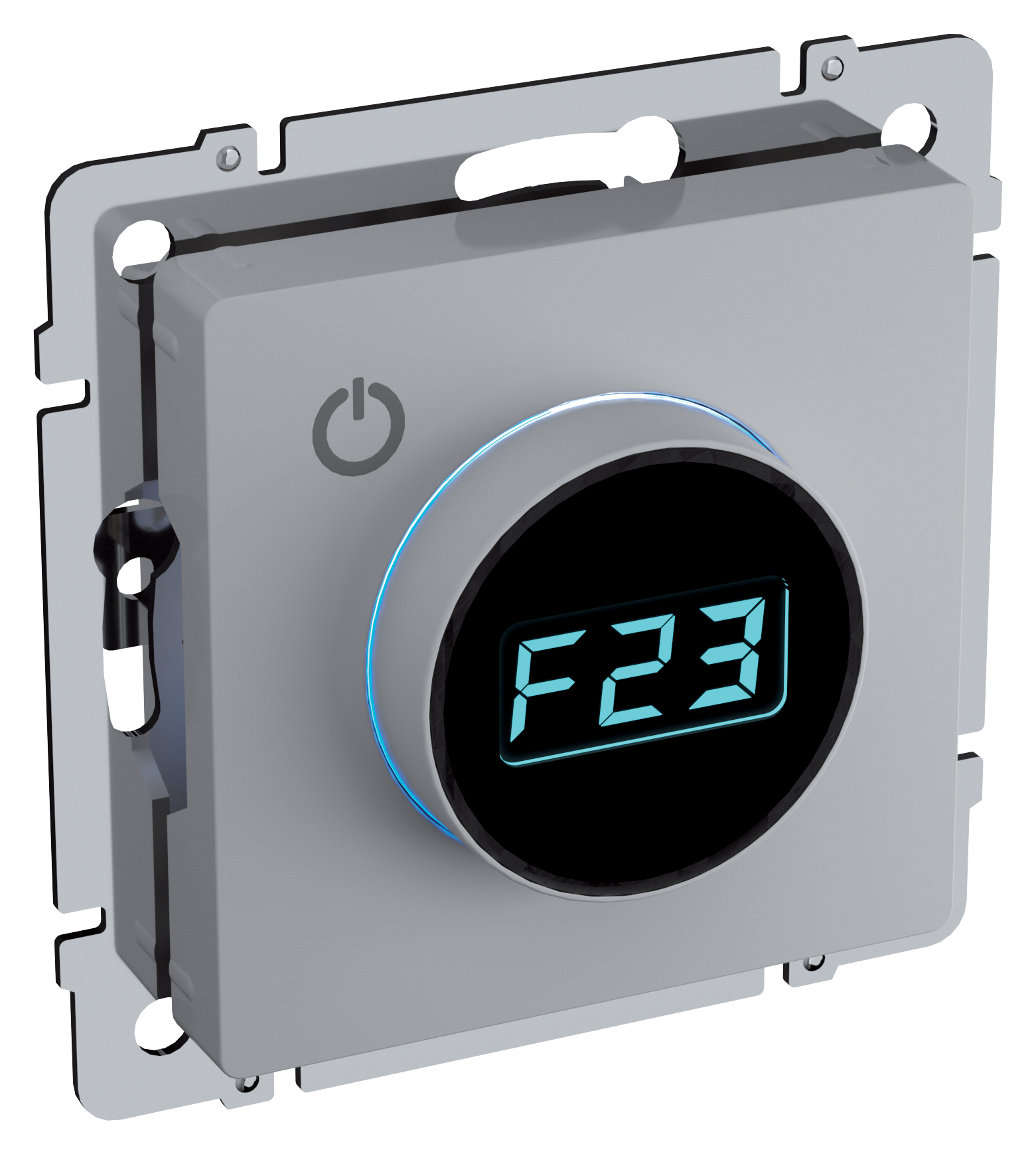 BRITE Термостат электронный с индикацией ТС10-1-БрБ белый IEK