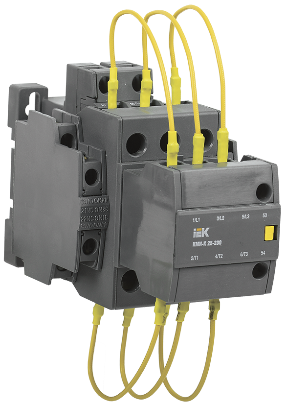 Контактор для конденсаторов КМИ-К 20кВАр IEK
