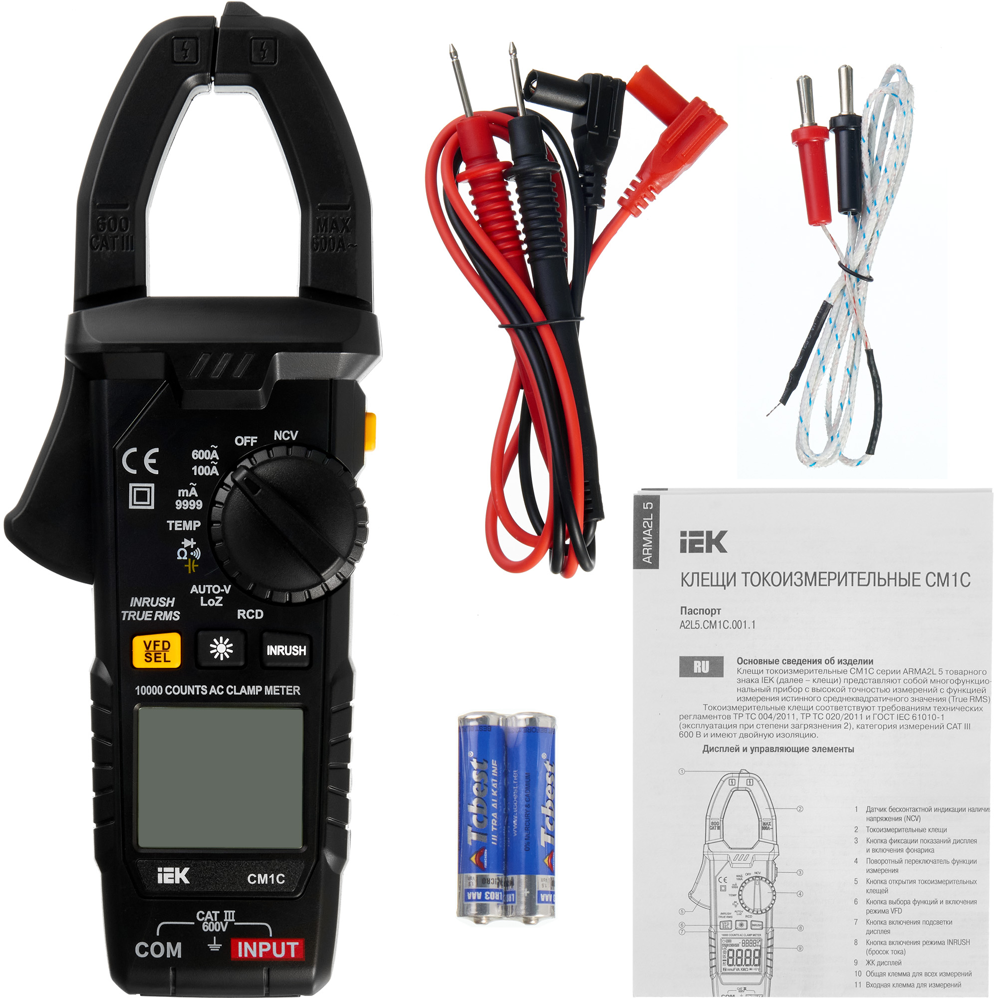 ARMA2L 5 Клещи токоизмерительные CM1C IEK