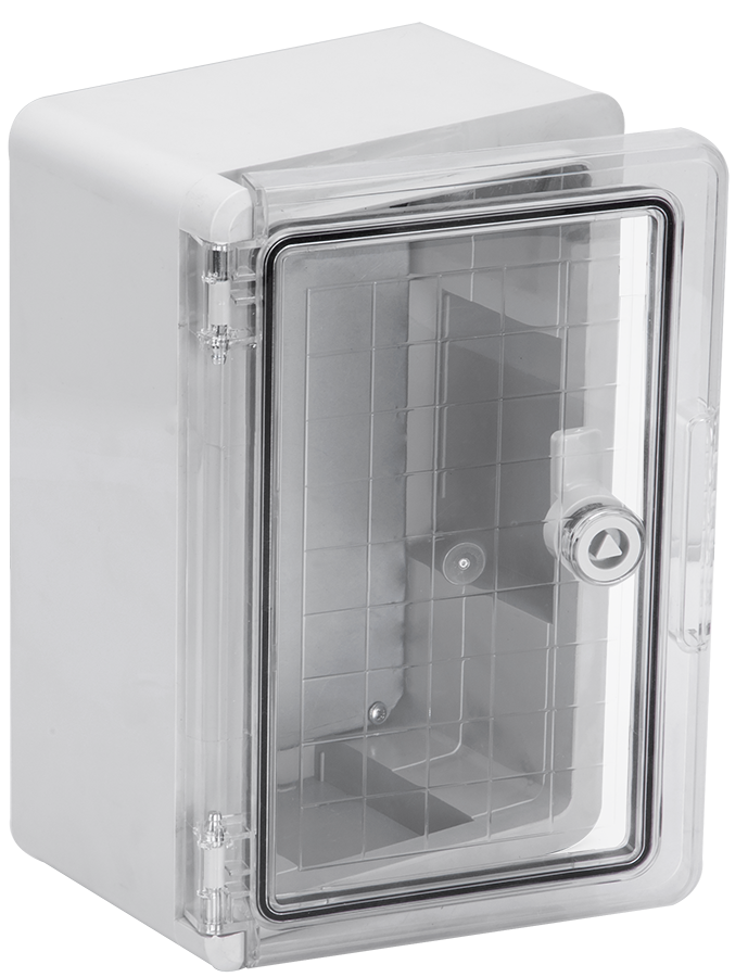 Корпус пластиковый ЩМПп 300х200х130мм прозрачная дверь УХЛ1 IP65 IEK