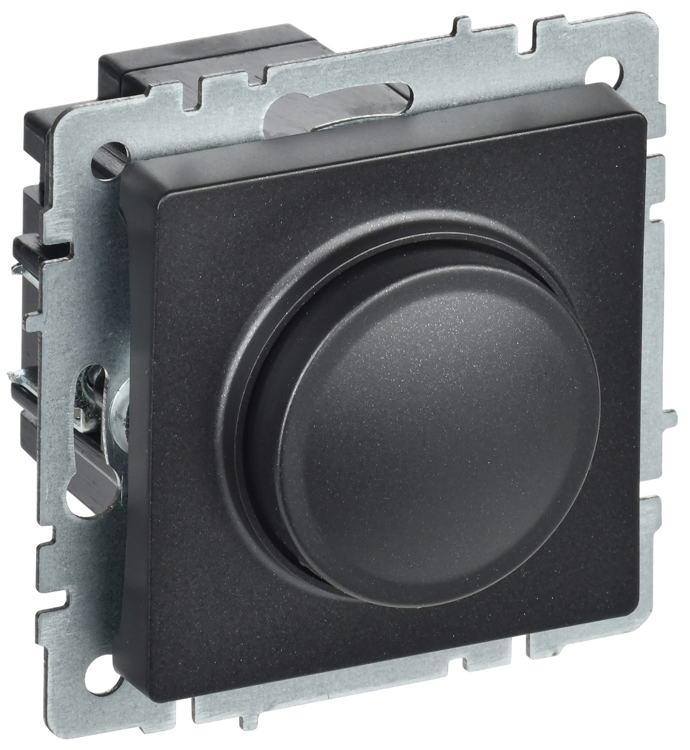 BRITE Светорегулятор поворотно-нажимной 600Вт СС10-1-0-БрЧ черный IEK