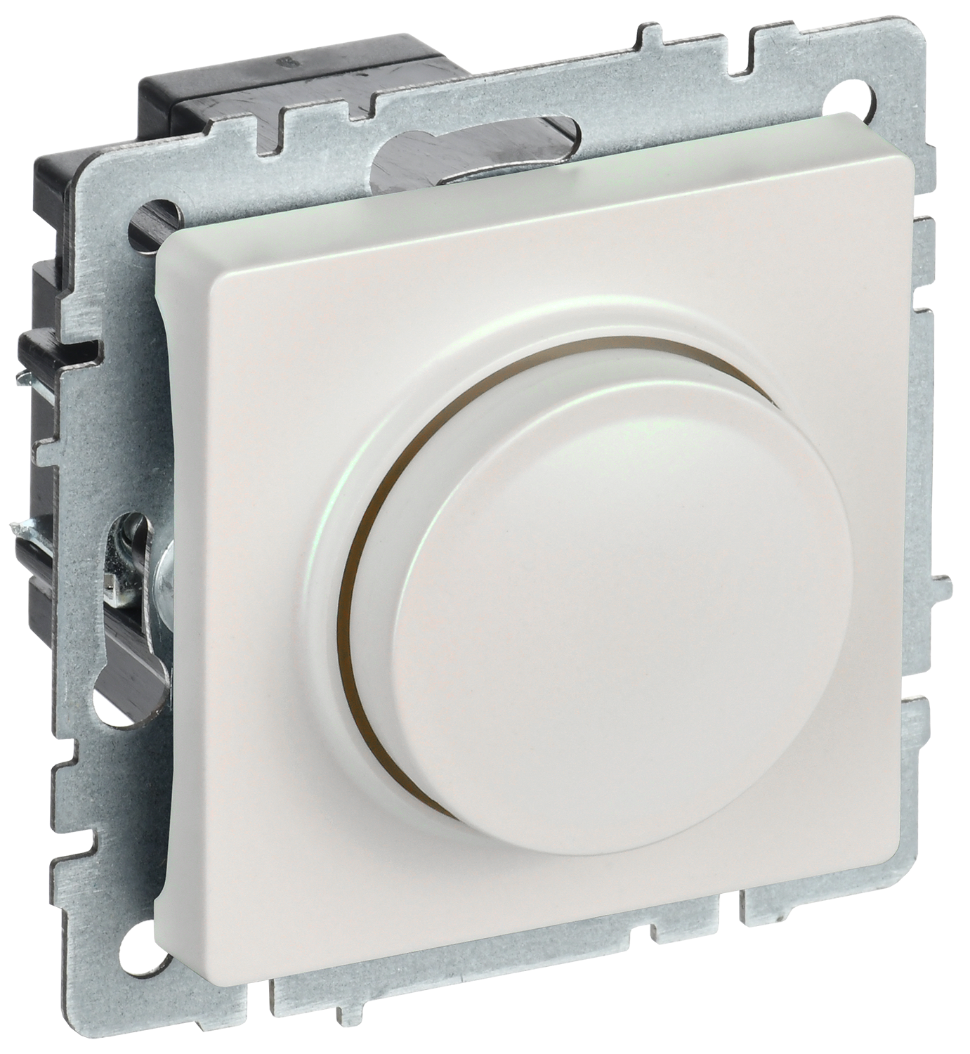 BRITE Светорегулятор поворотно-нажимной 600Вт СС10-1-0-БрЖ жемчуг IEK