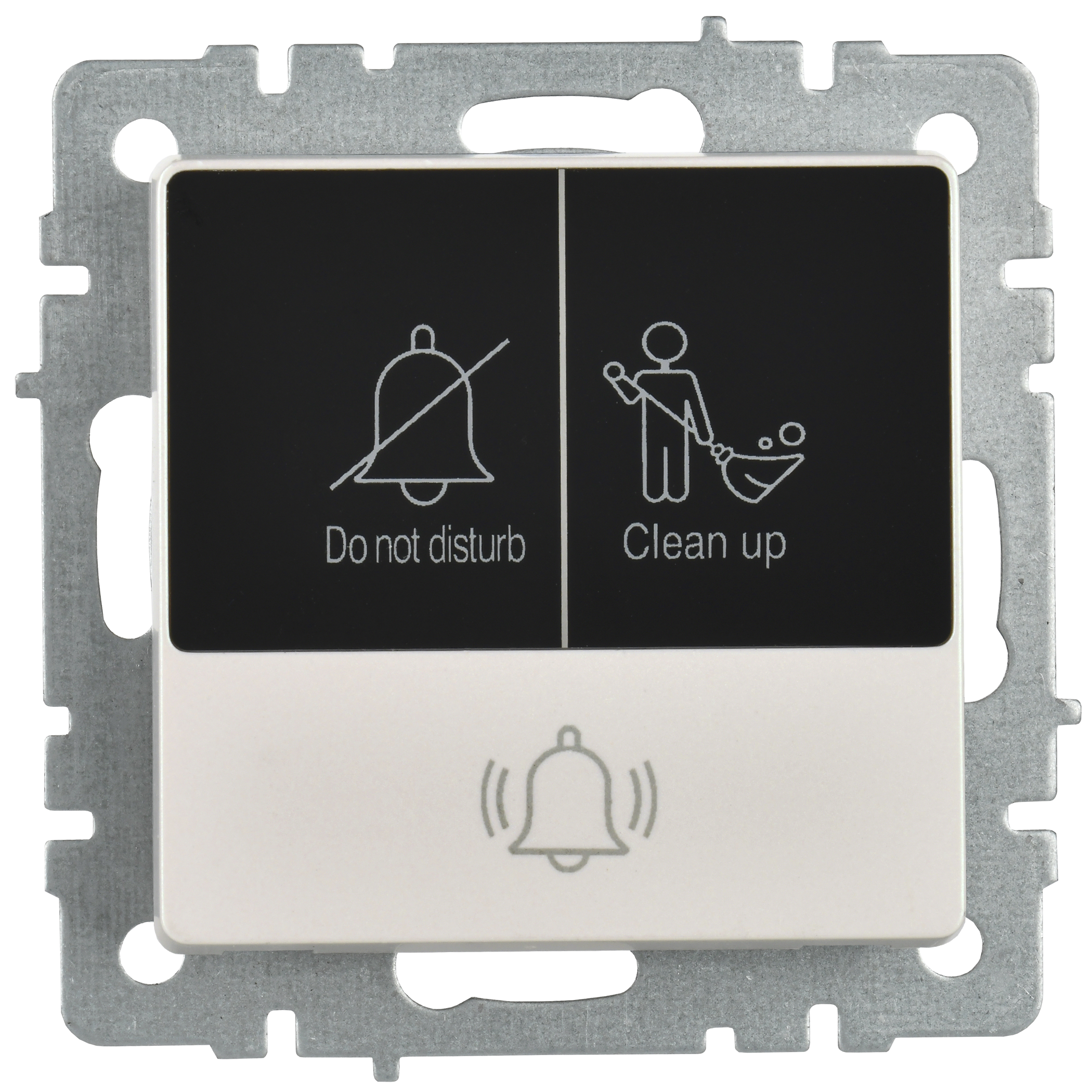 BRITE Кнопка звонка с индикацией для отелей 10А ВС10-1-9-БрЖ жемчуг IEK