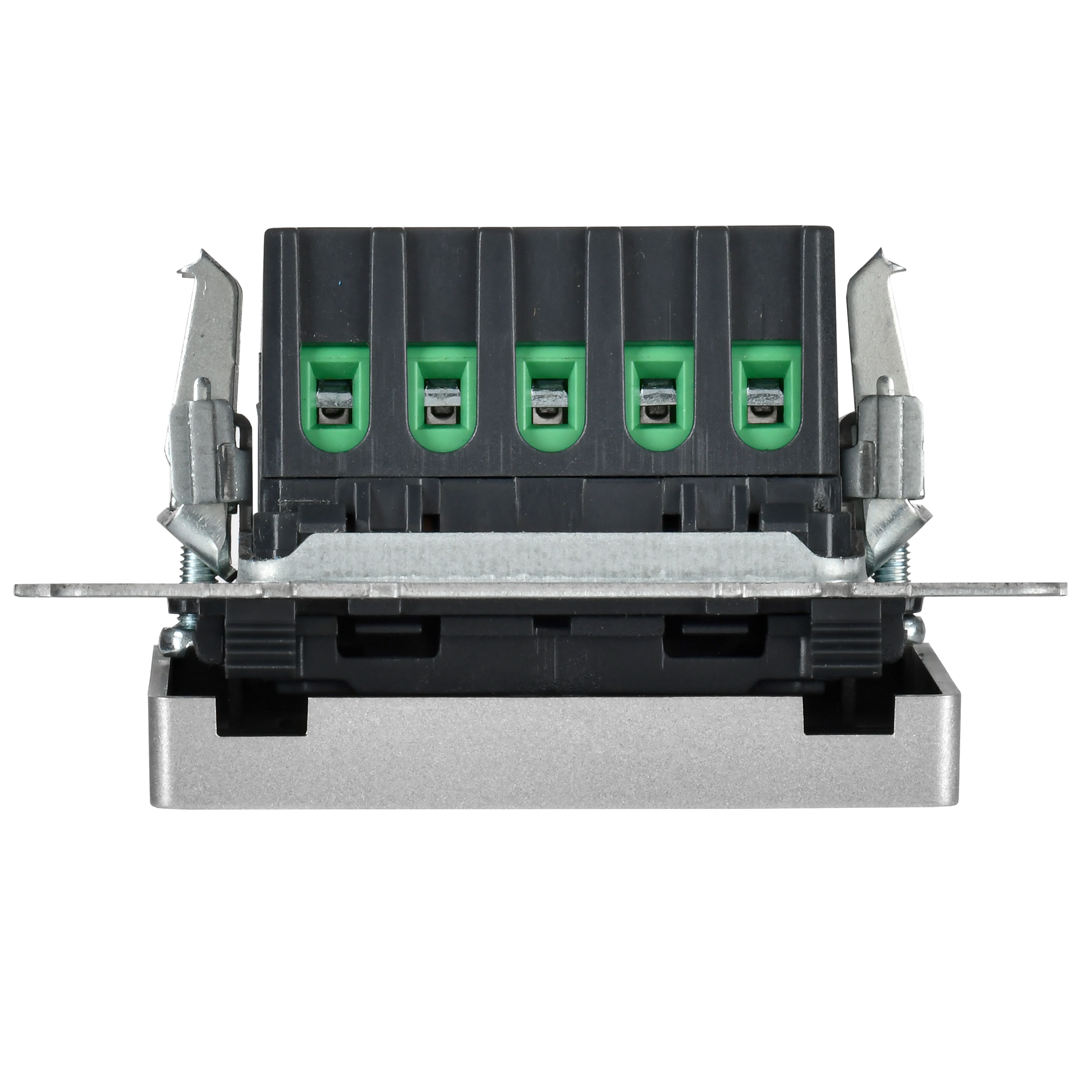 BRITE Кнопка звонка с индикацией для отелей 10А ВС10-1-9-БрА алюминий IEK