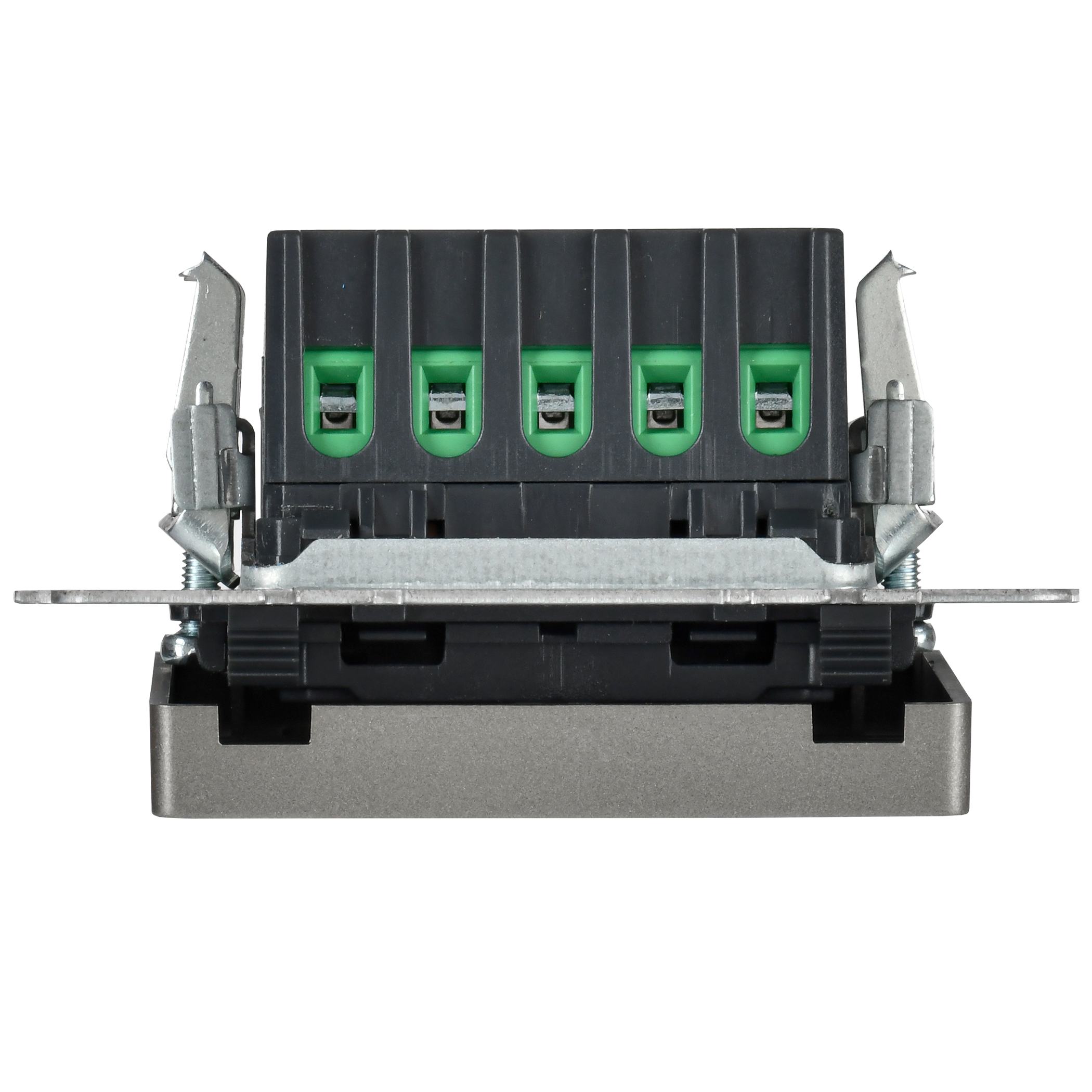 BRITE Кнопка звонка с индикацией для отелей 10А ВС10-1-9-БрС сталь IEK