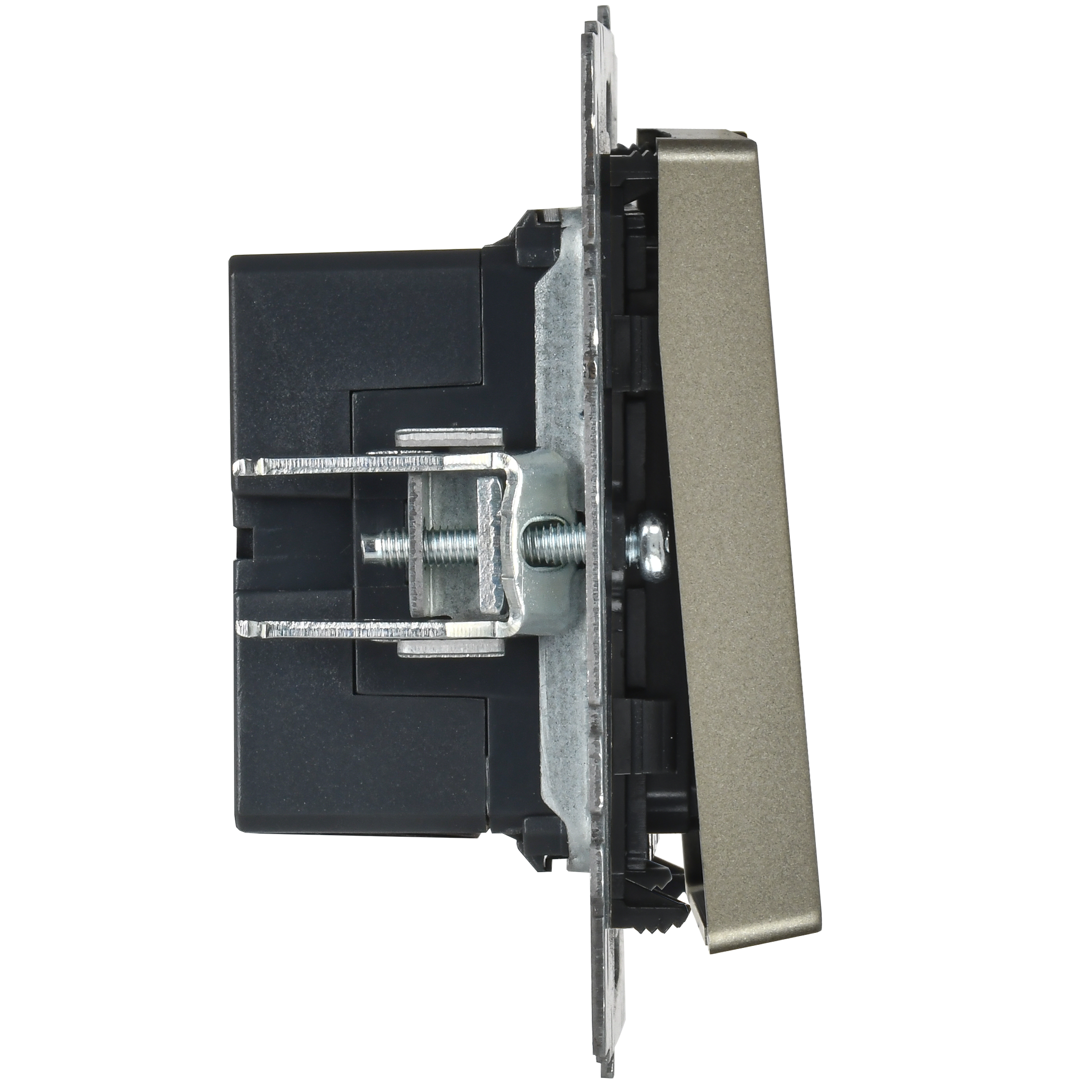 BRITE Кнопка звонка с индикацией для отелей 10А ВС10-1-9-БрШ шампань IEK