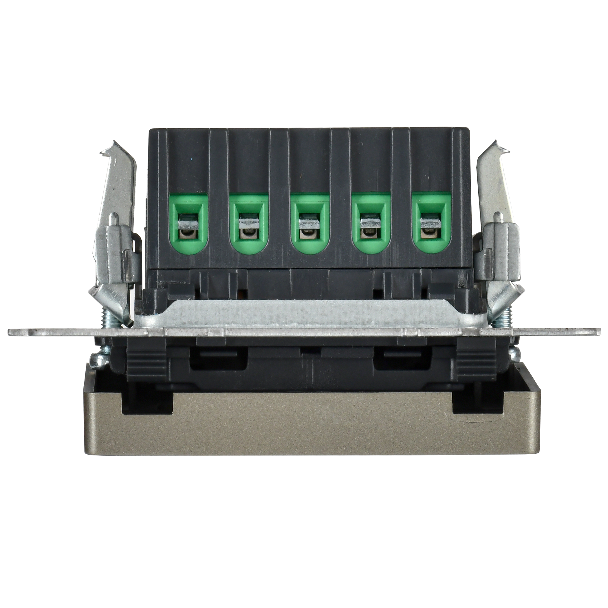 BRITE Кнопка звонка с индикацией для отелей 10А ВС10-1-9-БрШ шампань IEK