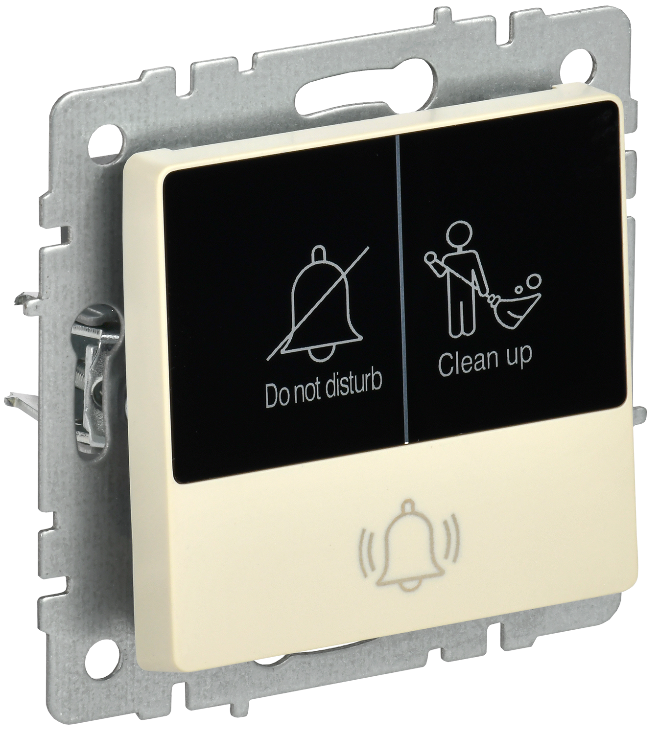 BRITE Кнопка звонка с индикацией для отелей 10А ВС10-1-9-БрКр бежевый IEK