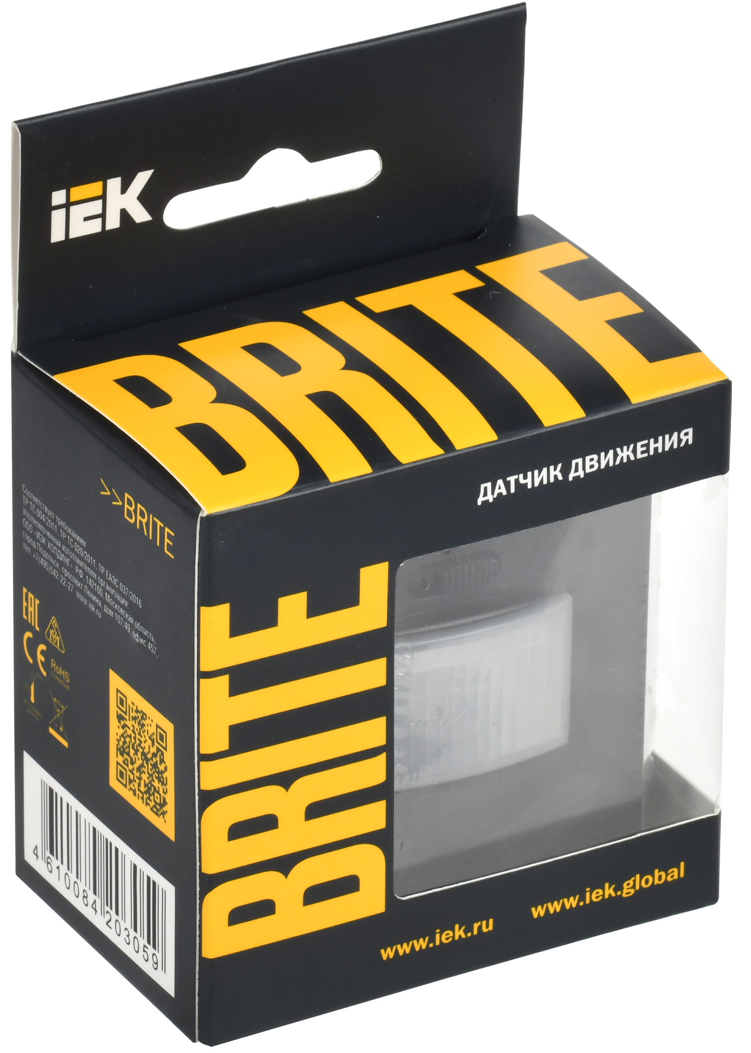 BRITE Датчик движения ДС10-1-БрЧ черный IEK