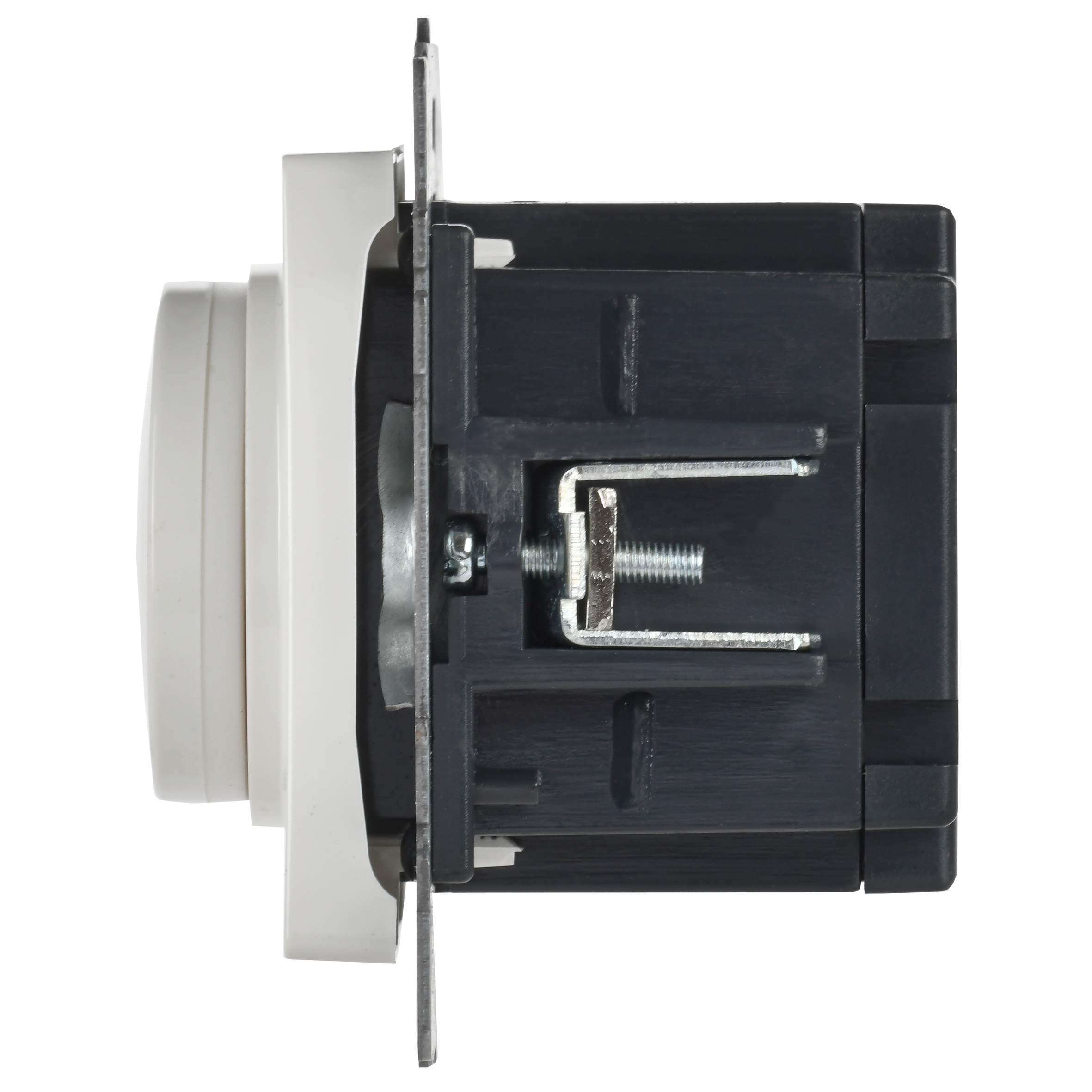 BRITE Светорегулятор поворотно-нажимной 600Вт СС10-1-0-БрБ белый IEK