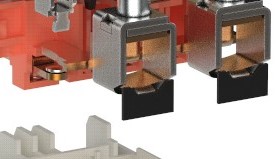 Защитная шторка вывода – исключает неправильное подключение и ошибку при монтаже