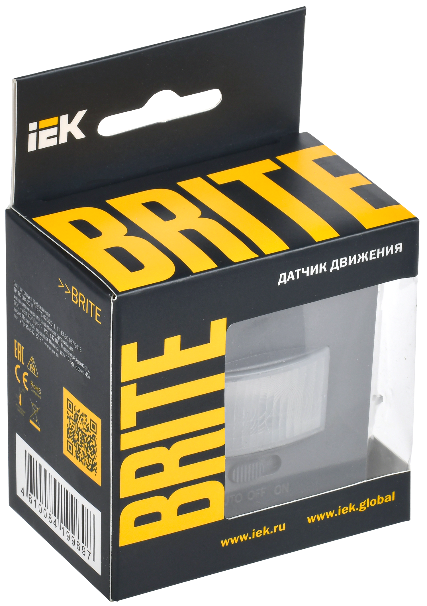BRITE Датчик движения ДС10-1-БрМ маренго IEK