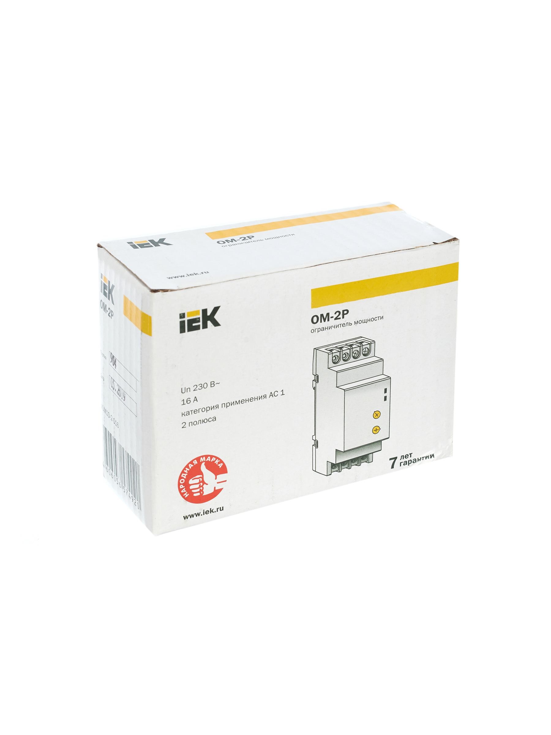 Ограничитель мощности ОМ-2P 16А 230В IEK