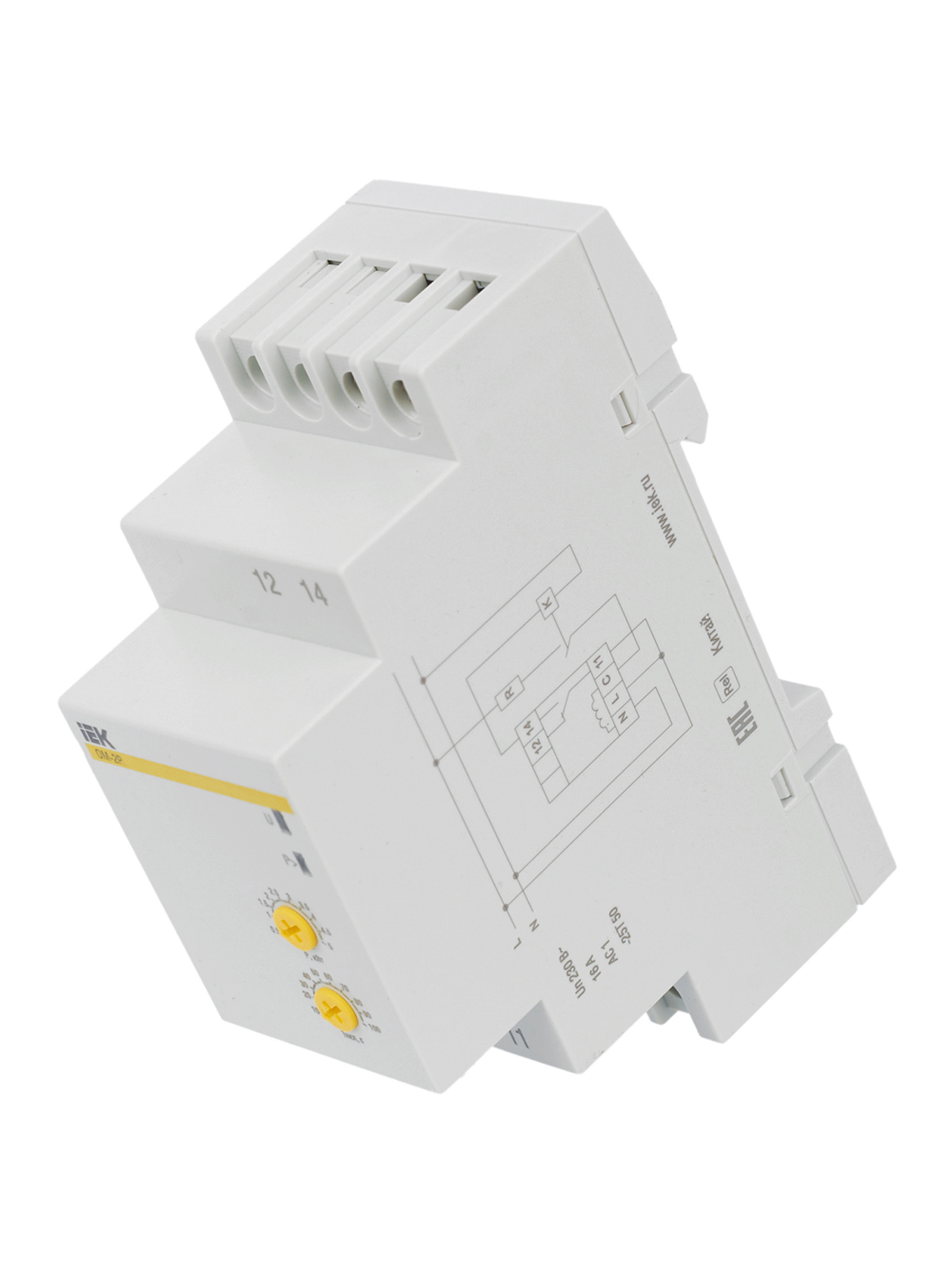 Ограничитель мощности ОМ-2P 16А 230В IEK