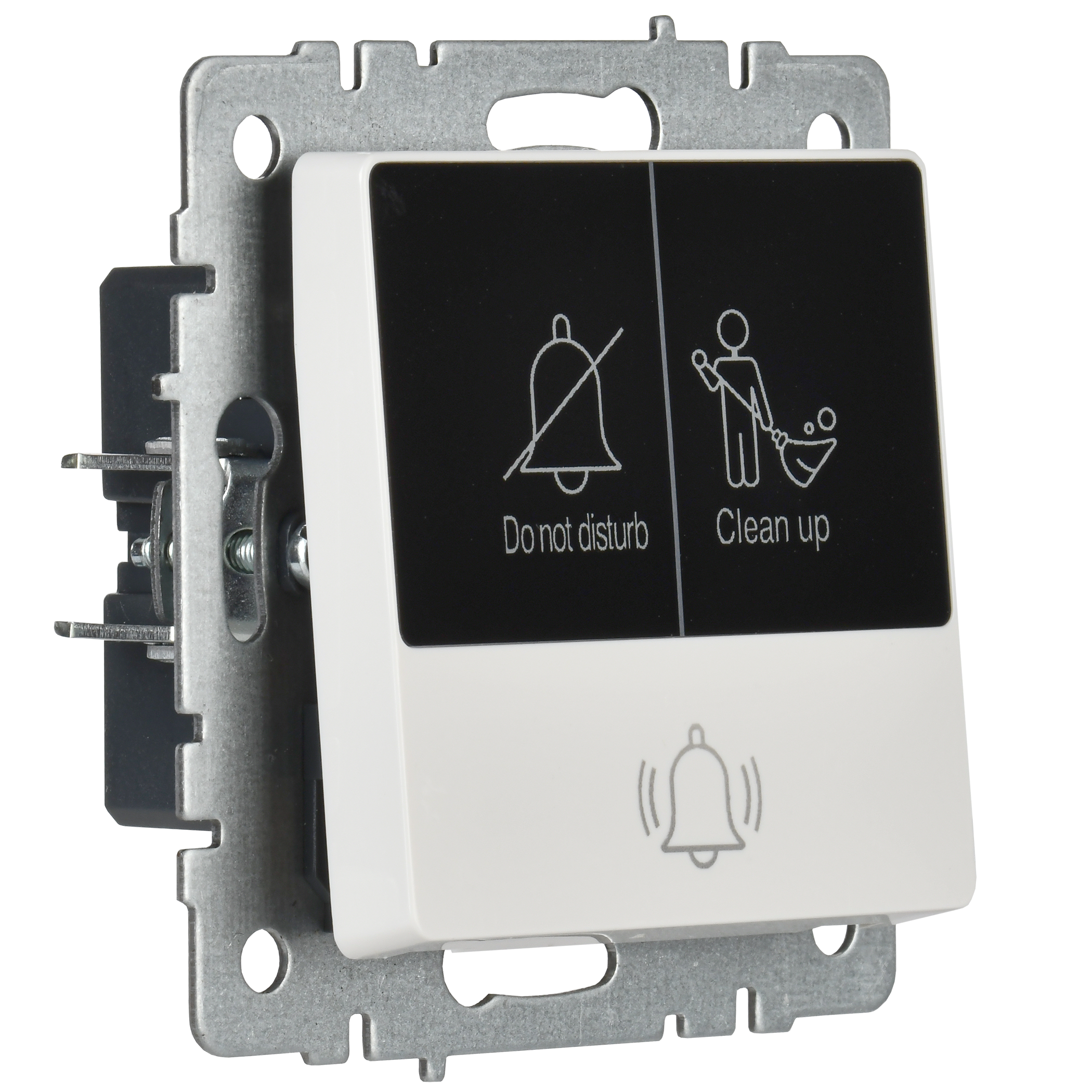 BRITE Кнопка звонка с индикацией для отелей 10А ВС10-1-9-БрБ белый IEK