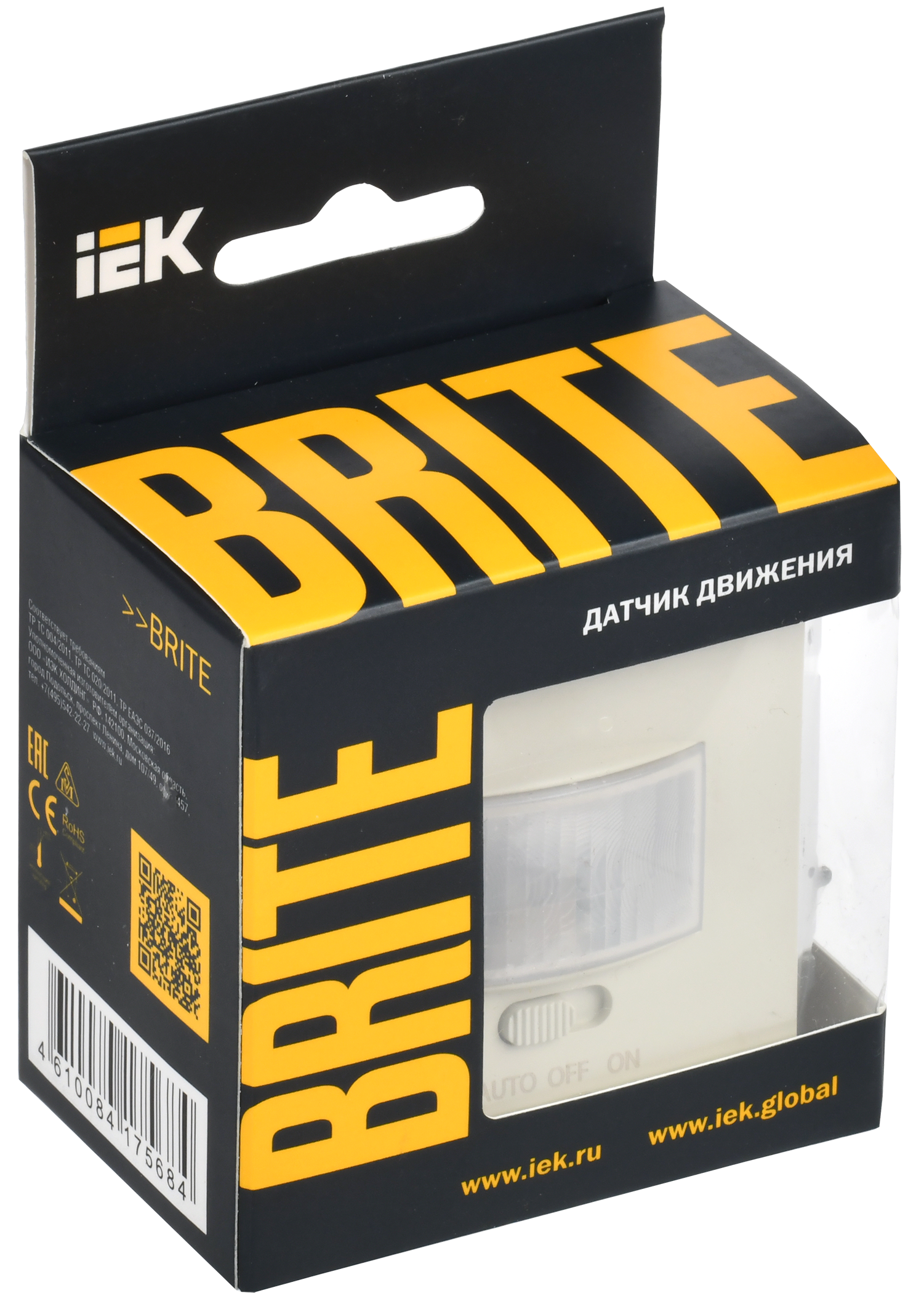 BRITE Датчик движения ДС10-1-БрКр бежевый IEK