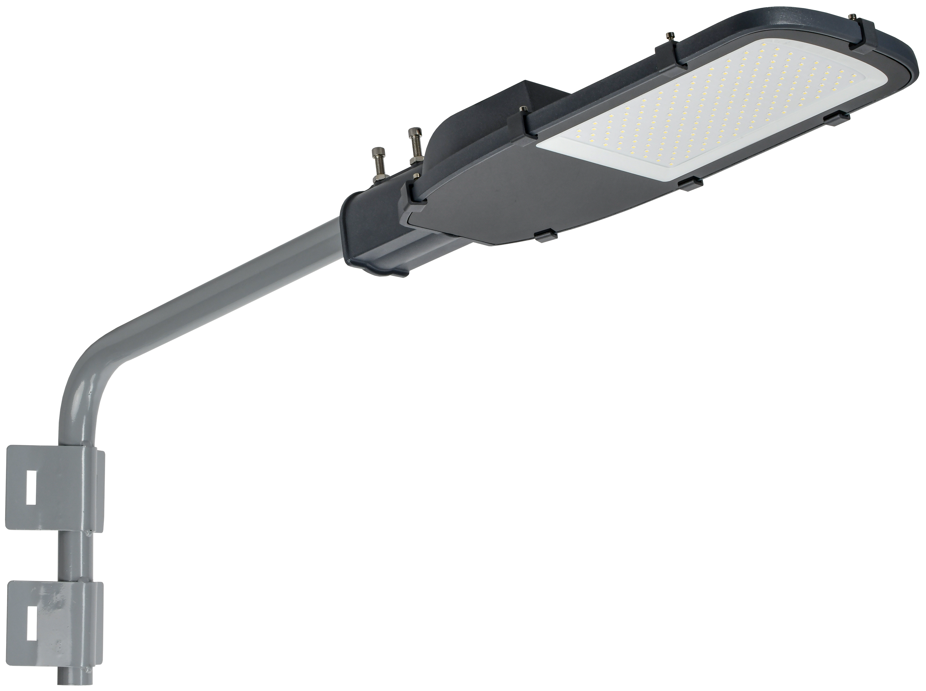 Кронштейн КР-2 D=60мм L=500мм под монтажную ленту 2 хомута серый IEK