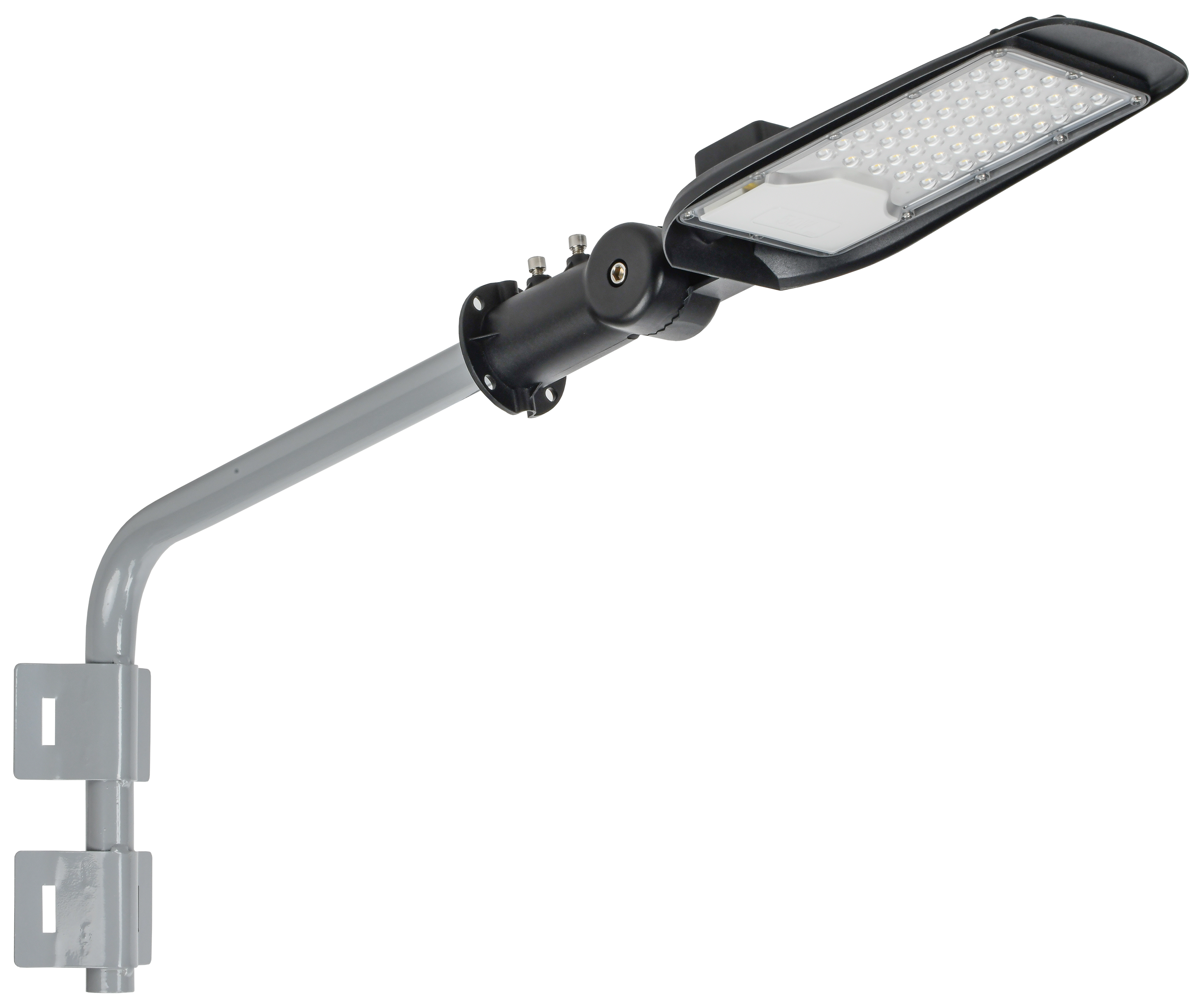 Кронштейн КР-2 D=48мм L=500мм под монтажную ленту 2 хомута серый IEK